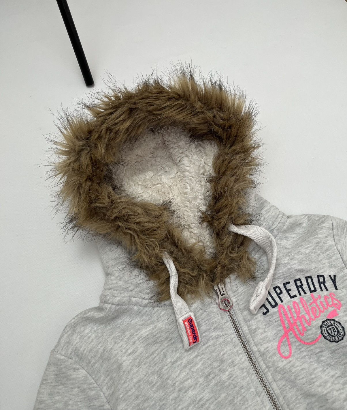 Hysteric Glamour Vintage LGB If Six Was Nine Style Faux Fur Zip Hoodie Jacket Size US M / EU 48-50 / 2 - 7 Thumbnail