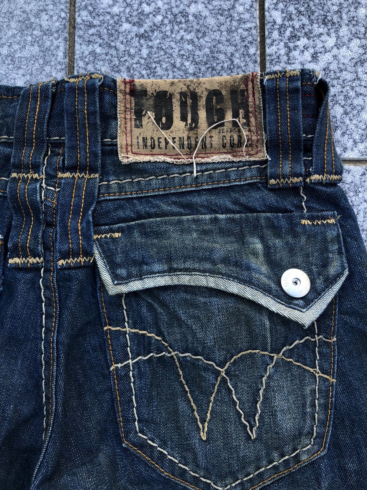 Hysteric Glamour VINTAGE HYSTERIC GLAMOUR STYLE DISTRESSED JEANS 90S Size US 29 - 3 Thumbnail