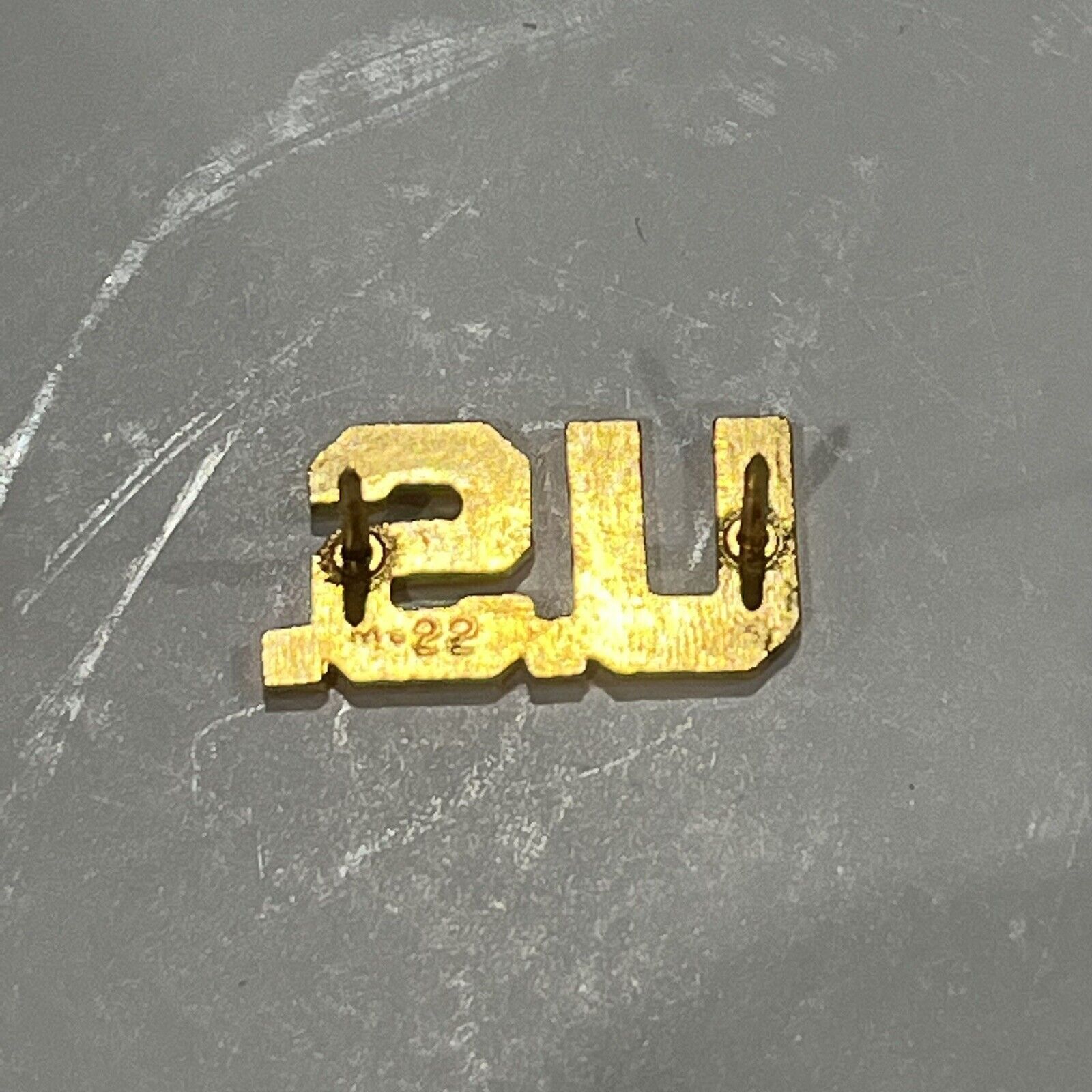 Other U.S. Military Uniform Dual Post Pin Gold-Brass Tone Set of 2 Size ONE SIZE - 4 Thumbnail