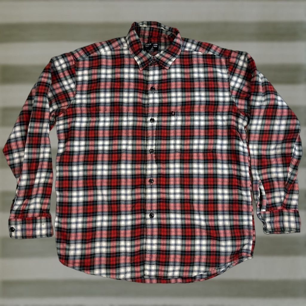 Vintage VINTAGE Polo Jeans Co. Ralph Lauren Men’s Button-Up Flannel Shirt Plaid Sz M Size US M / EU 48-50 / 2 - 1 Thumbnail