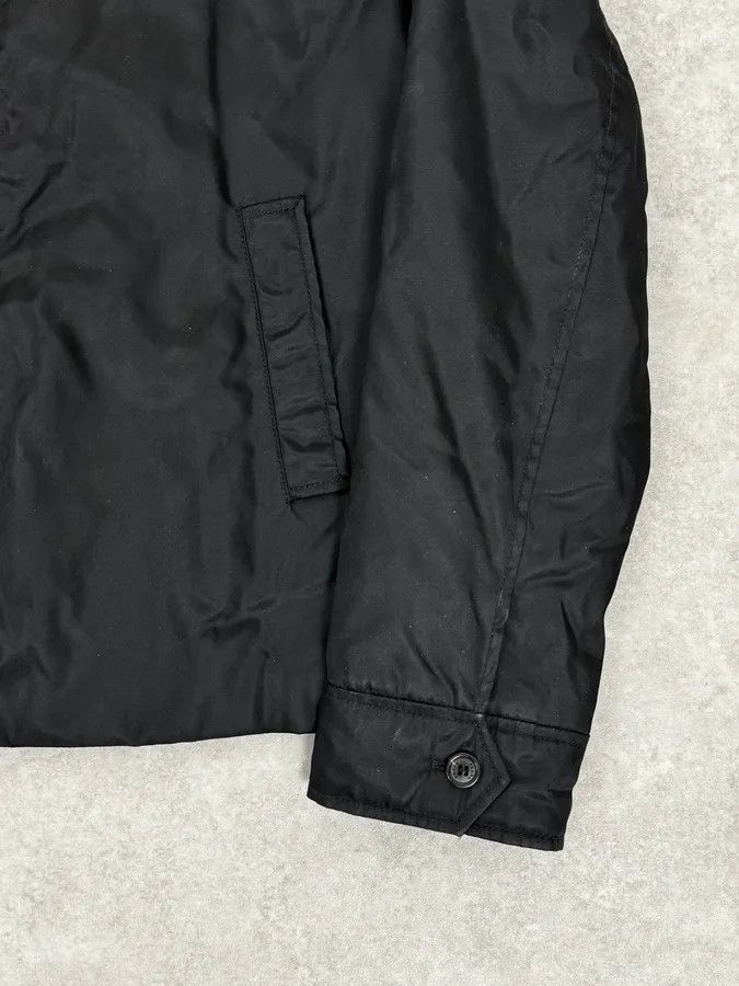 Prada 2000s Prada Black Minimal Nylon Bomber Jacket Size US L / EU 52-54 / 3 - 7 Thumbnail
