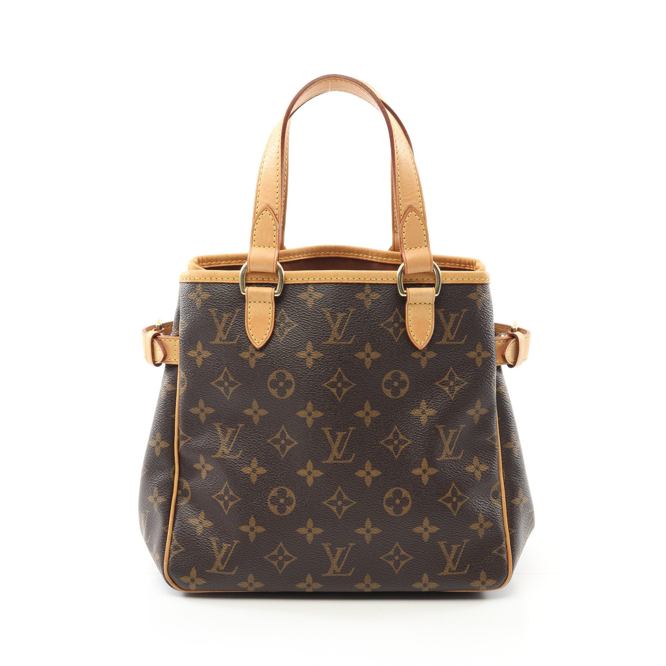 Louis Vuitton Louis Vuitton Batignolles Monogram Handbag Leather Brown Size ONE SIZE - 1 Thumbnail