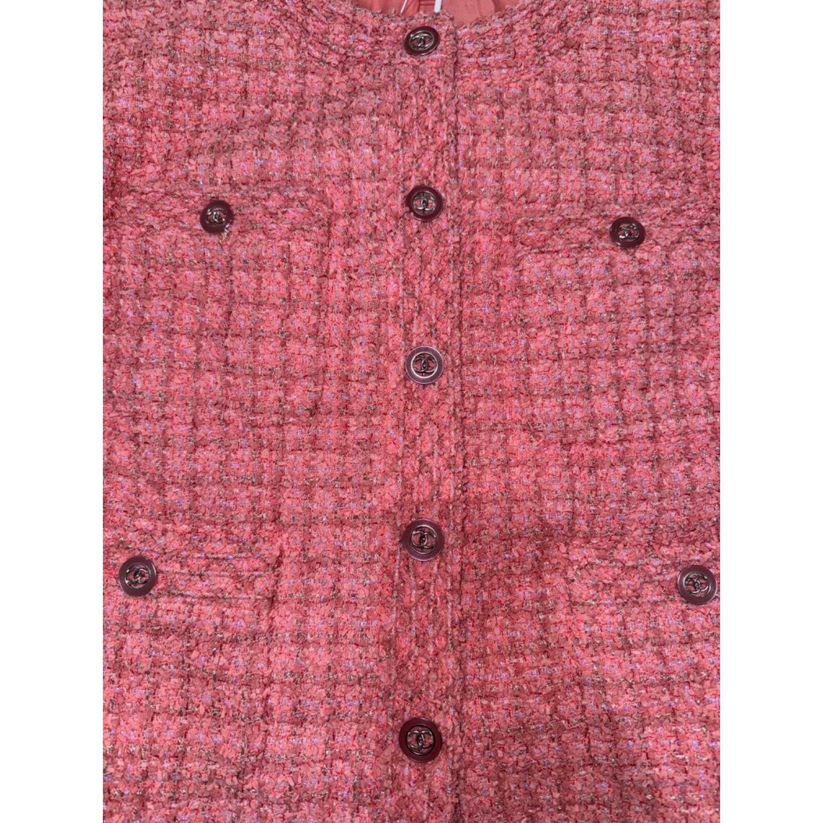Chanel Chanel Button Runway Long Sleeve Tweed Jacket 42 Size M / US 6-8 / IT 42-44 - 6 Thumbnail