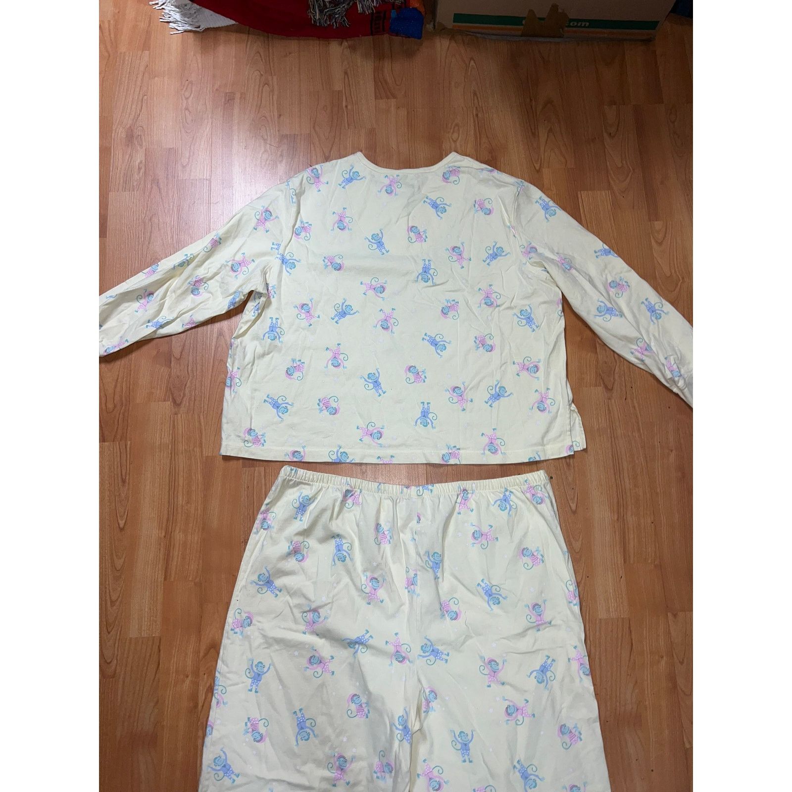 Vintage Womens Sonoma Lifestyles Pajama Set Top Bottoms Pajama 2X Size XXL / US 16-18 / IT 52-54 - 8 Thumbnail