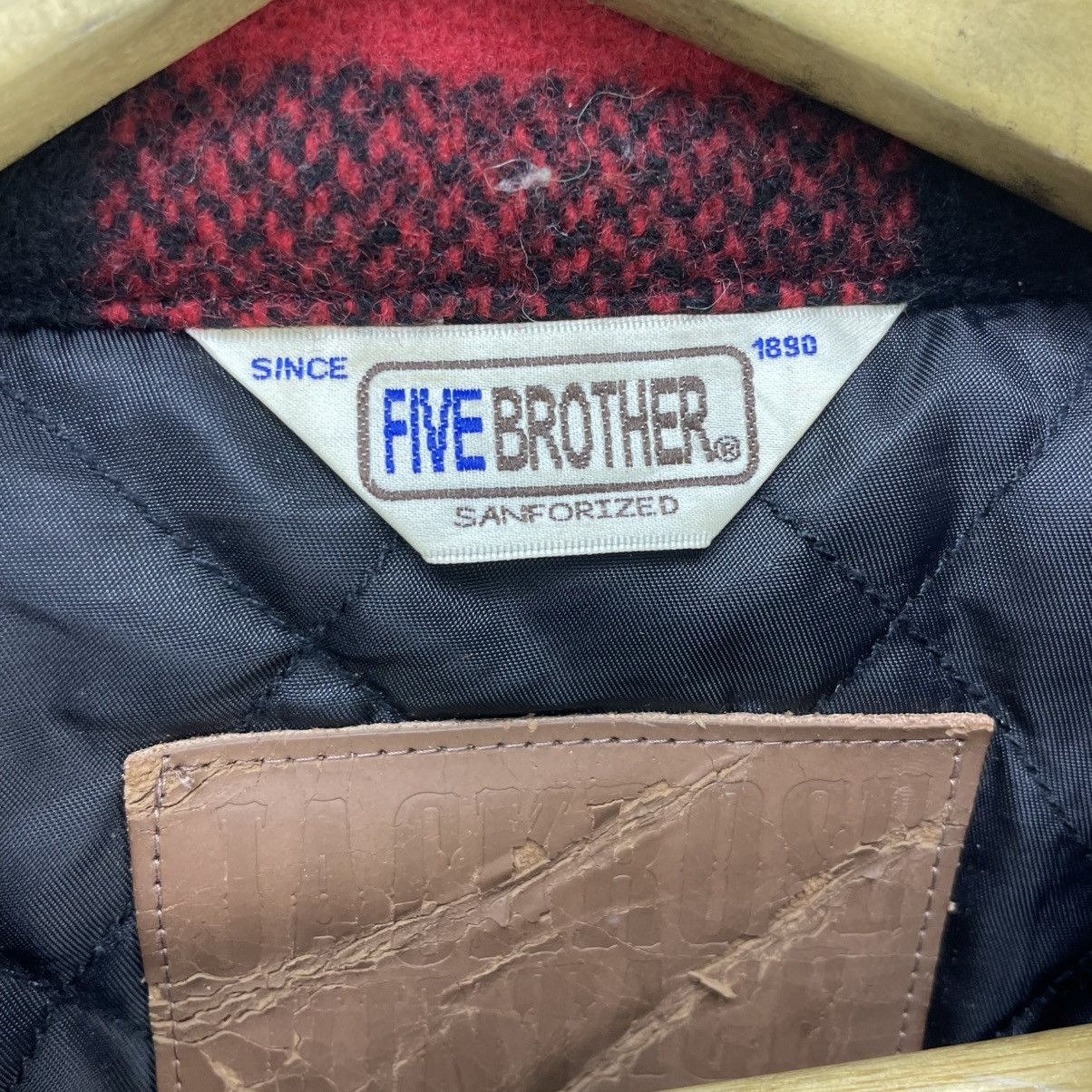 Filson × Vintage 💥VTG 60s Five Brother Sanforized Eye Button Buffalo Plaid Size US S / EU 44-46 / 1 - 8 Thumbnail