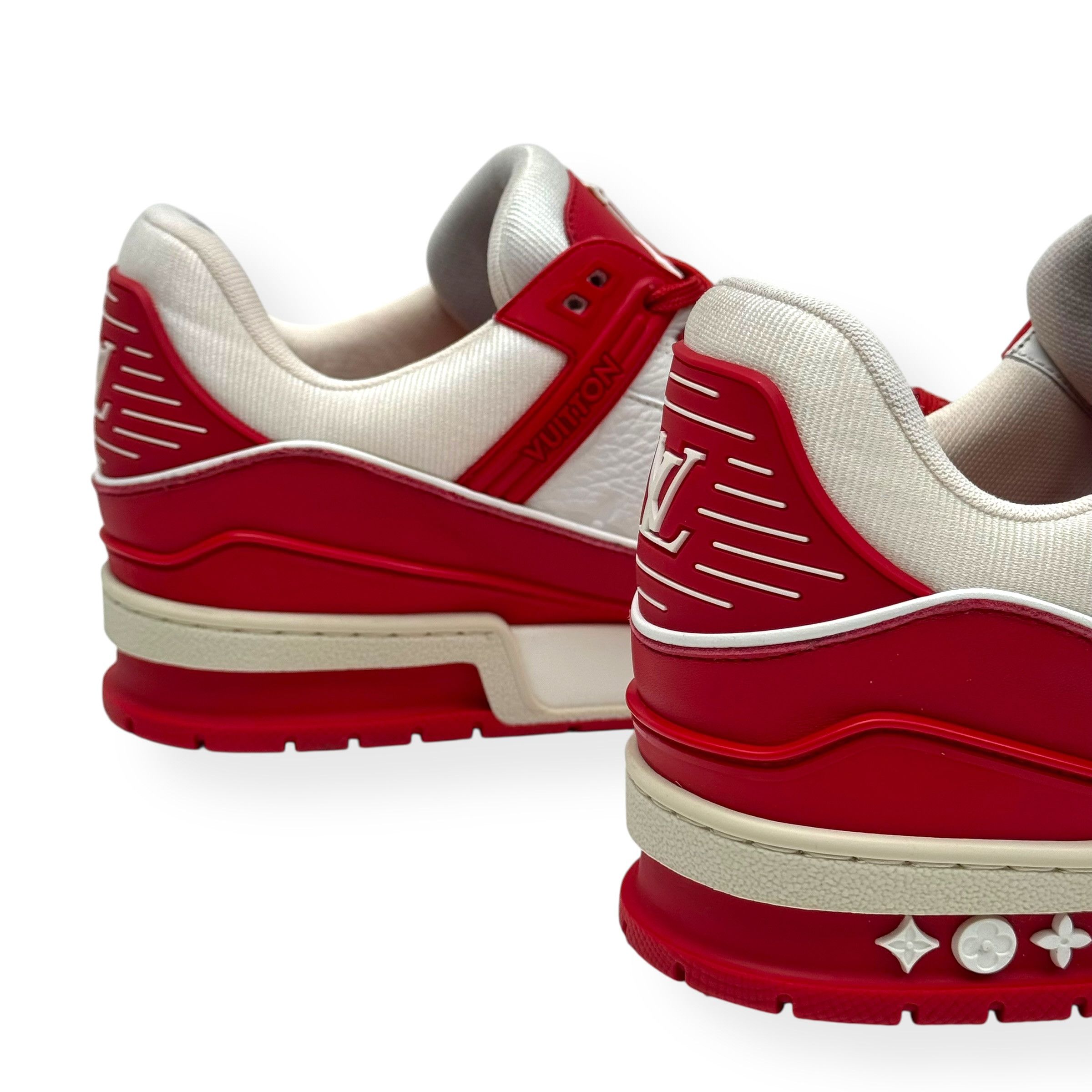 Louis Vuitton LOUIS VUITTON LV TRAINER RED UK8 Size US 9 / EU 42 - 11 Thumbnail