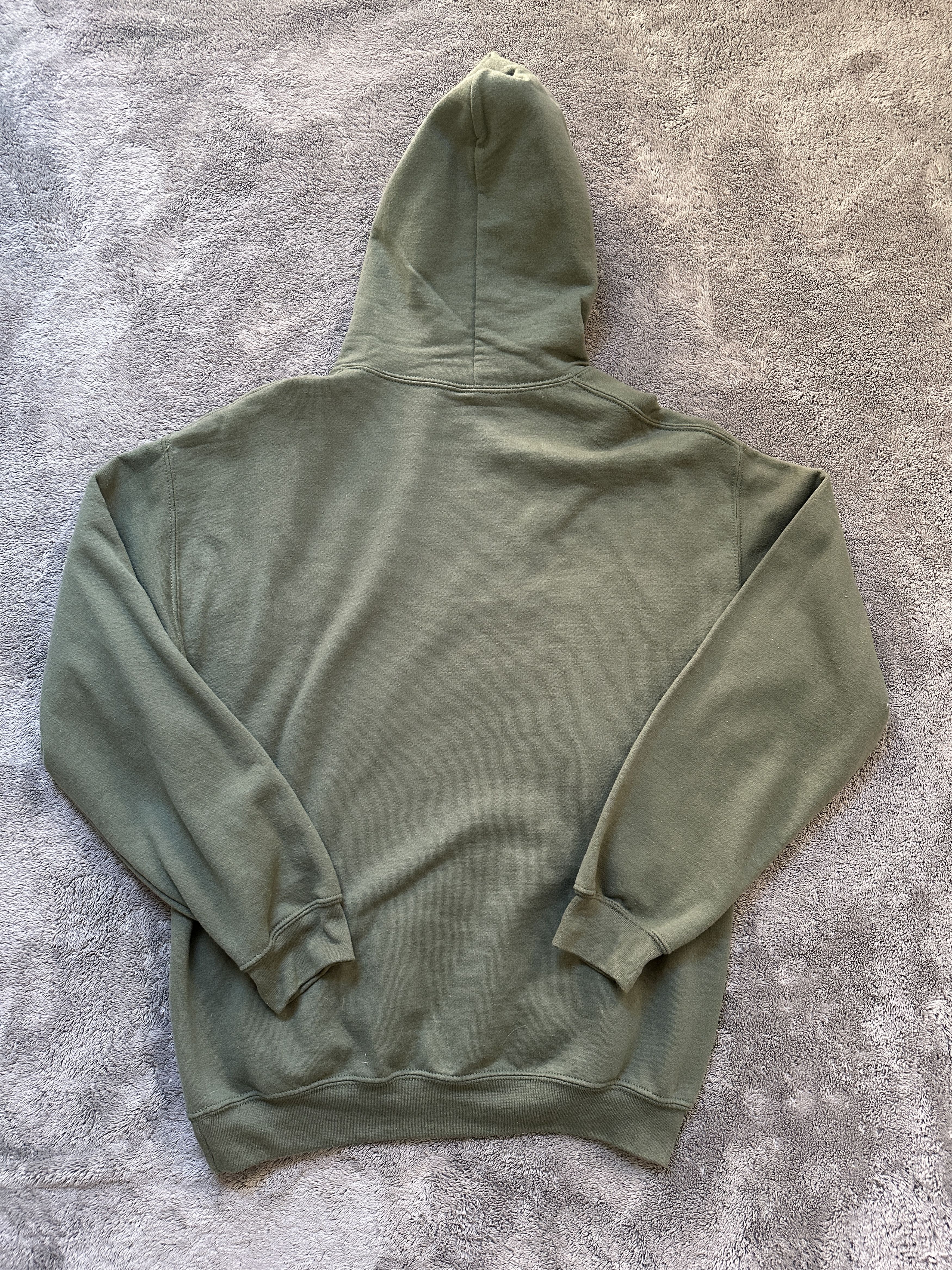 Japanese Brand Japangeles Pocket Hoodie - Army Green Size US M / EU 48-50 / 2 - 4 Thumbnail