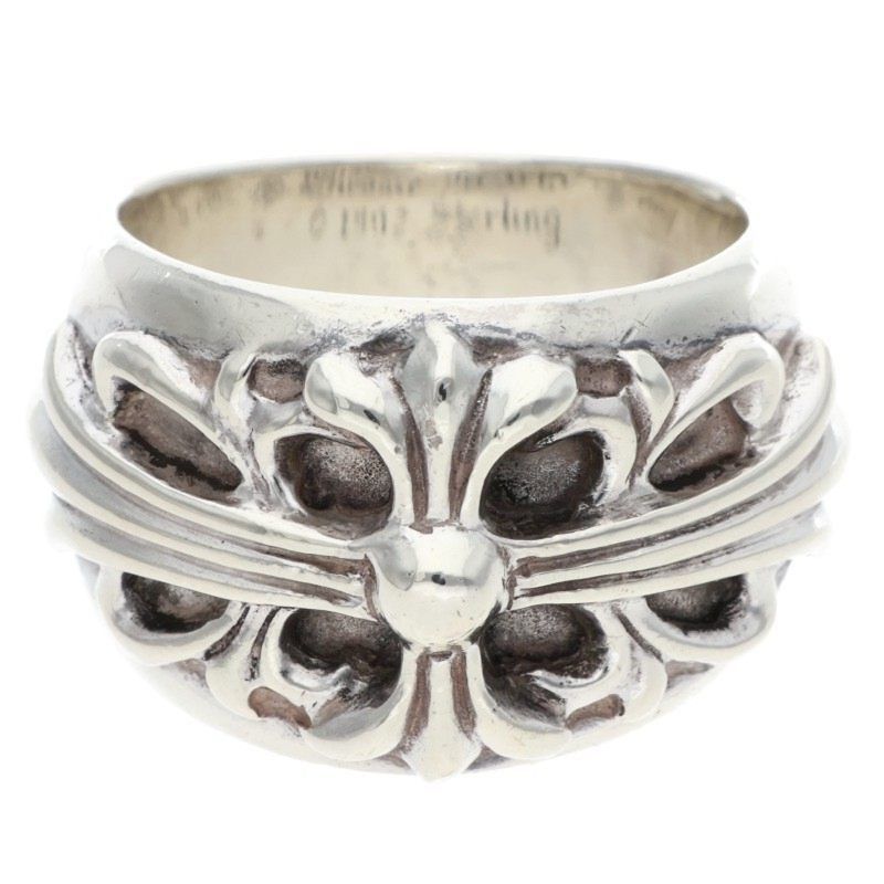 Chrome Hearts Chrome Hearts Floral Cross Silver Ring Size ONE SIZE - 1 Thumbnail