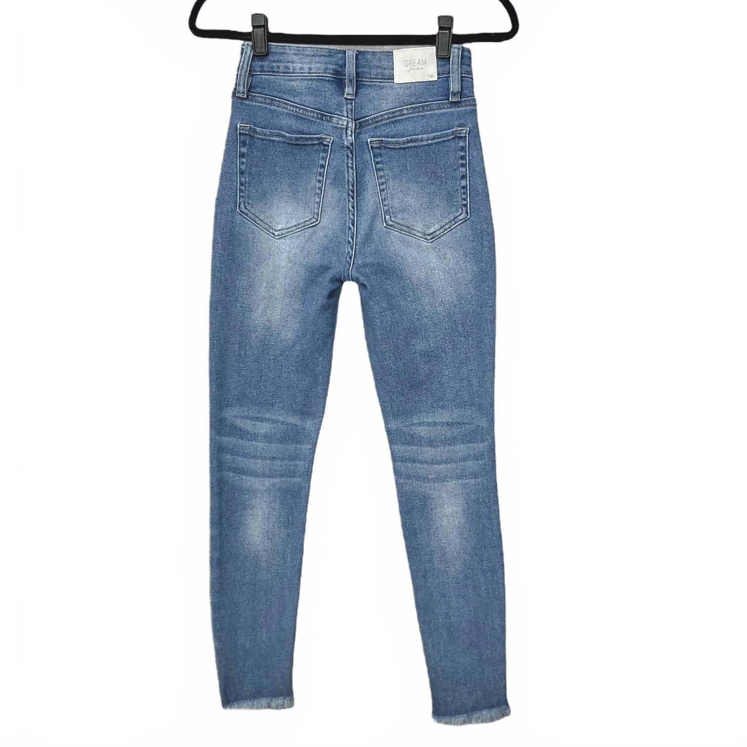 Designer YMI Dream High Rise Ankle Jeans - Stylish Blue Denim Size 25" / US 0 / IT 36 - 2 Thumbnail
