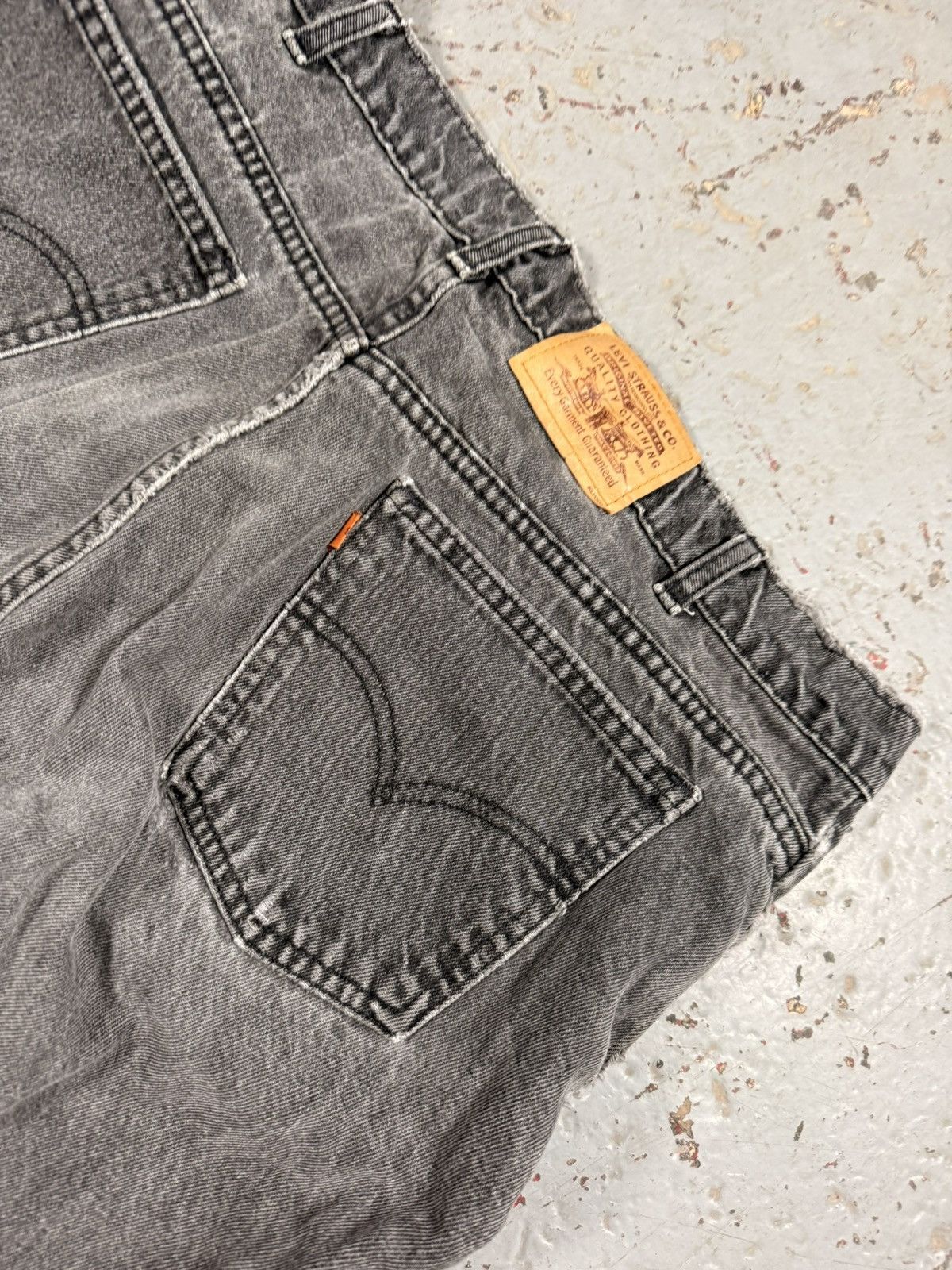 Levi's Vintage Ash Grey Faded Orange Tag Levi Jeans Size US 36 / EU 52 - 6 Thumbnail