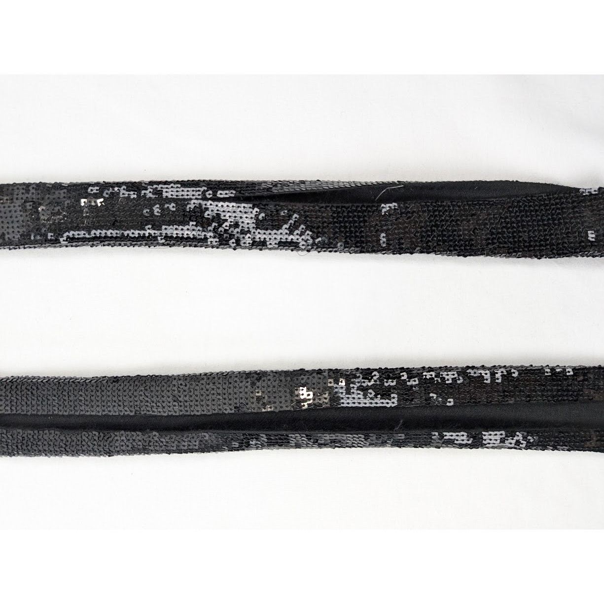 Saint Laurent Paris o1rshd1 Size: OS / Square Sequence Lavalliere Scarf in Black Size ONE SIZE - 14 Thumbnail