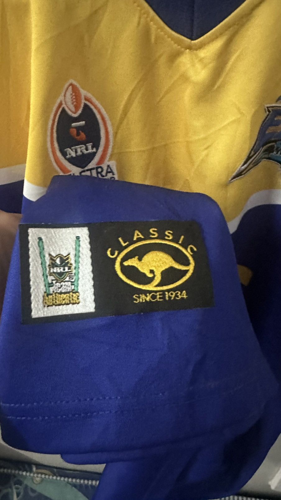 Asics Vintage PARRAMATTA EELS Size US XXL / EU 58 / 5 - 5 Thumbnail