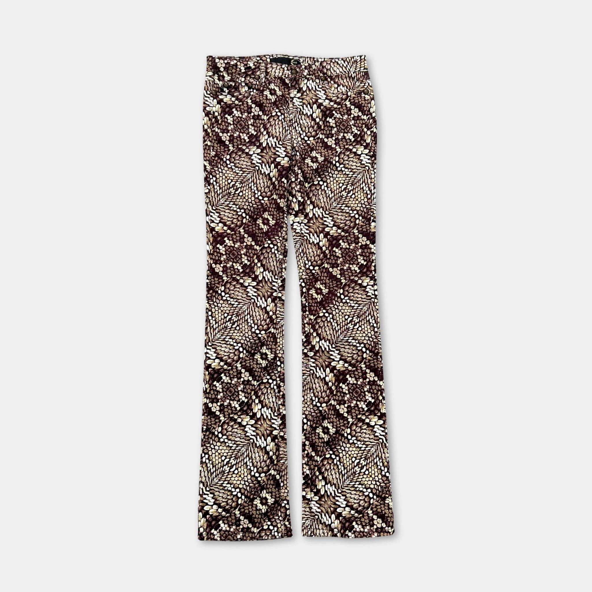 Just Cavalli Just Cavalli Geometric Print Pants Size 27" / US 4 / IT 40 - 1 Thumbnail