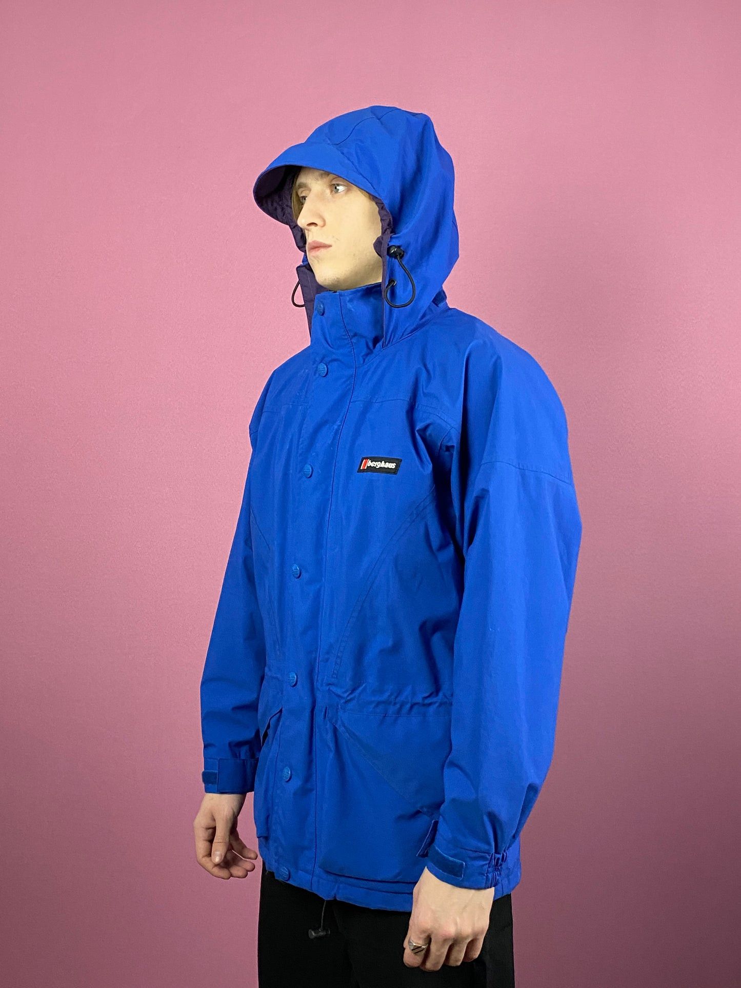 Berghaus × Vintage Berghaus Cornice Gore-Tex Vintage Men's Hooded Windbreaker Size US S / EU 44-46 / 1 - 1 Thumbnail