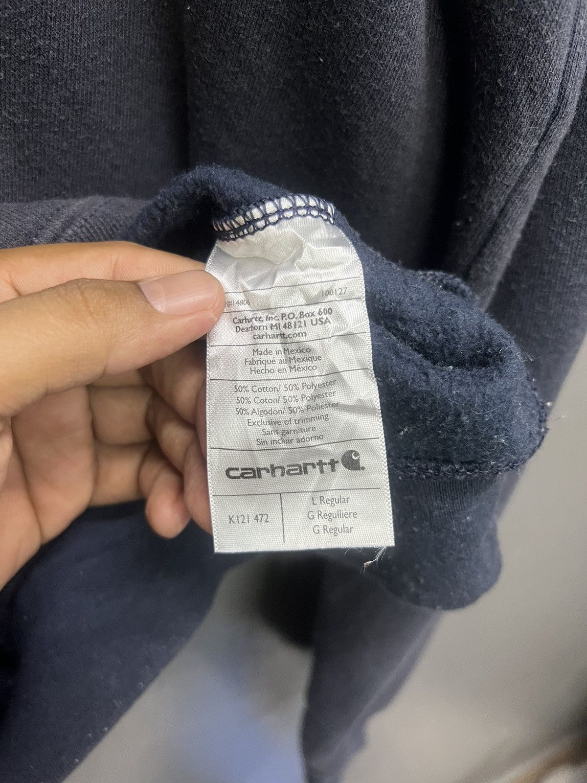 Carhartt Vintage Carhartt Original Fit Hoodie Size US L / EU 52-54 / 3 - 6 Thumbnail