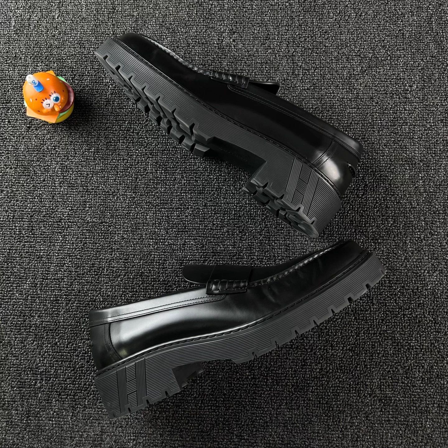 Hermes Hermes Black Loafers Size 40.5 HB5674 Size US 7.5 / EU 40-41 - 4 Thumbnail