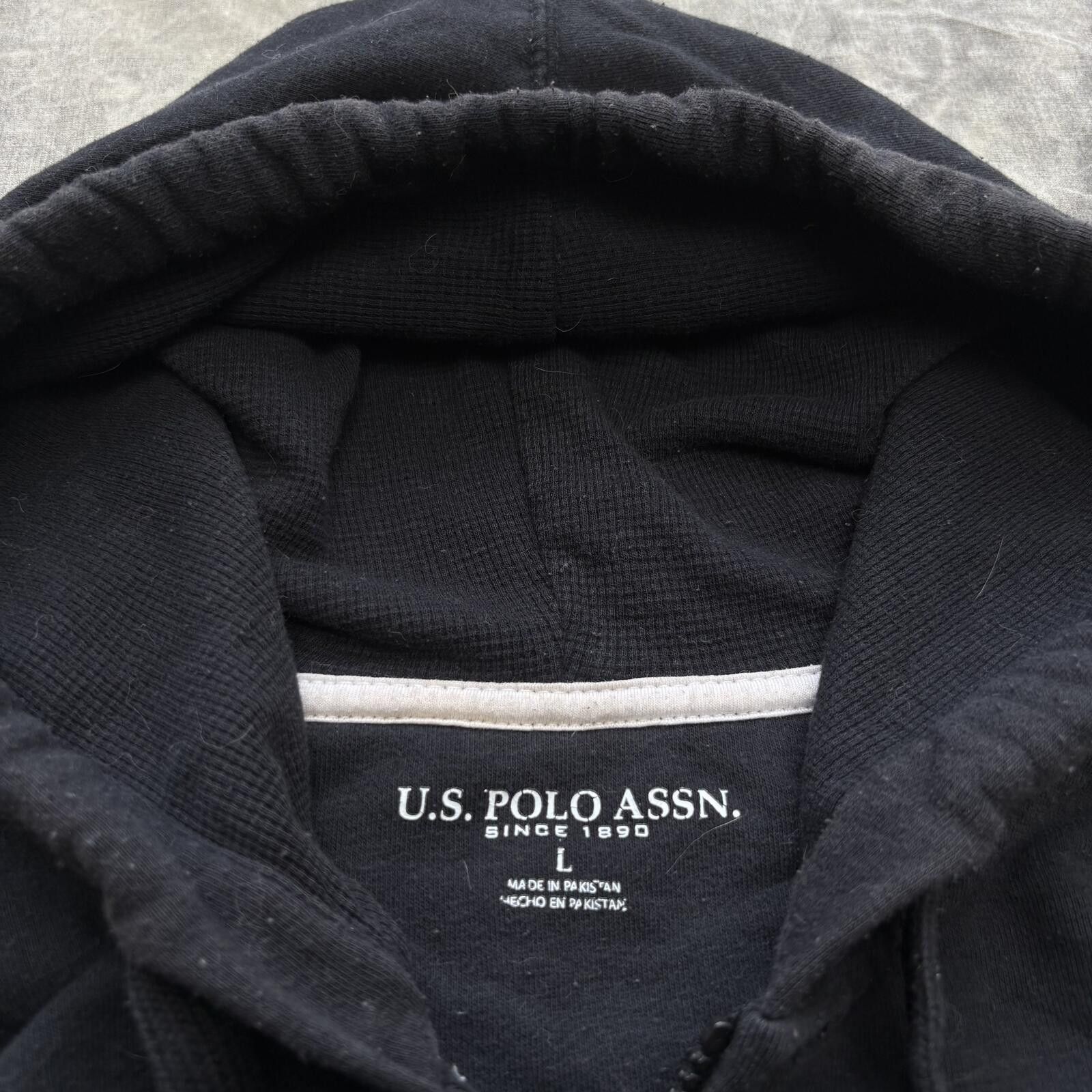 U.S. Polo Assn. Vintage Y2K U.S. Polo Assn. Full Zip Thermal Lined Hoodie Size US L / EU 52-54 / 3 - 3 Thumbnail
