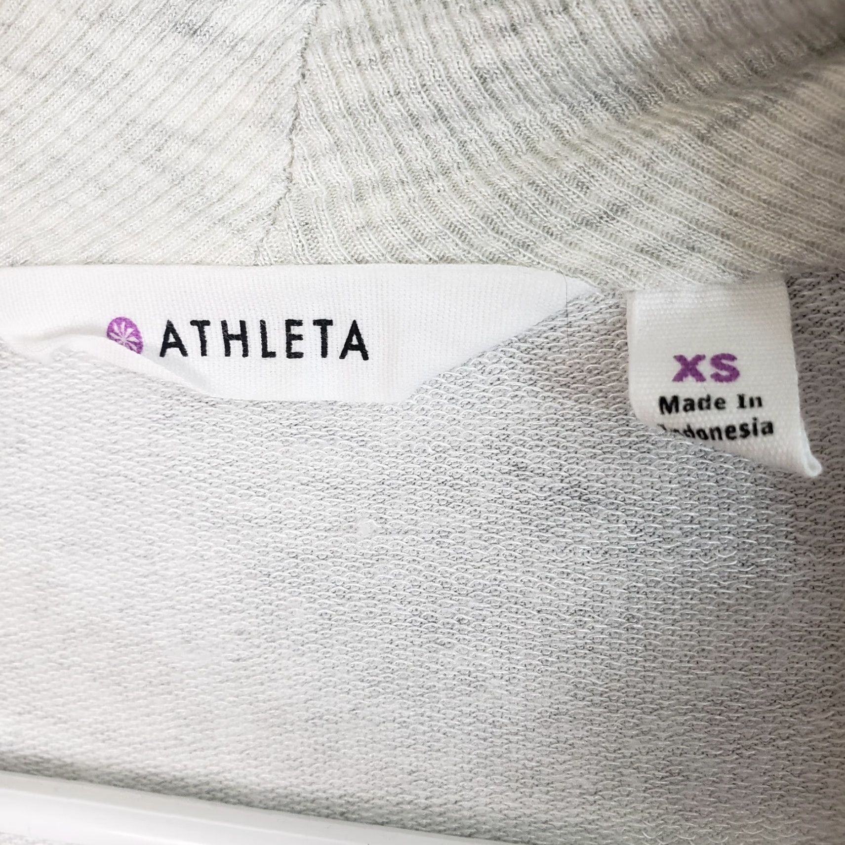 Athleta Athleta Womens Cardigan Shirt XS Gray Open Front Draped Studio Wrap Modal Blend Size XS / US 0-2 / IT 36-38 - 5 Thumbnail