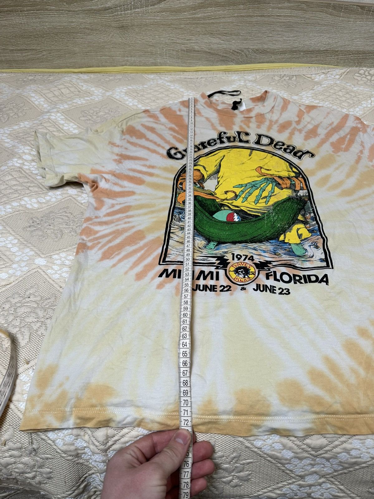 Grateful Dead 🔥 Grateful Dead Tie Dye Rock Band T Shirt Divided Vintage Size US M / EU 48-50 / 2 - 9 Thumbnail