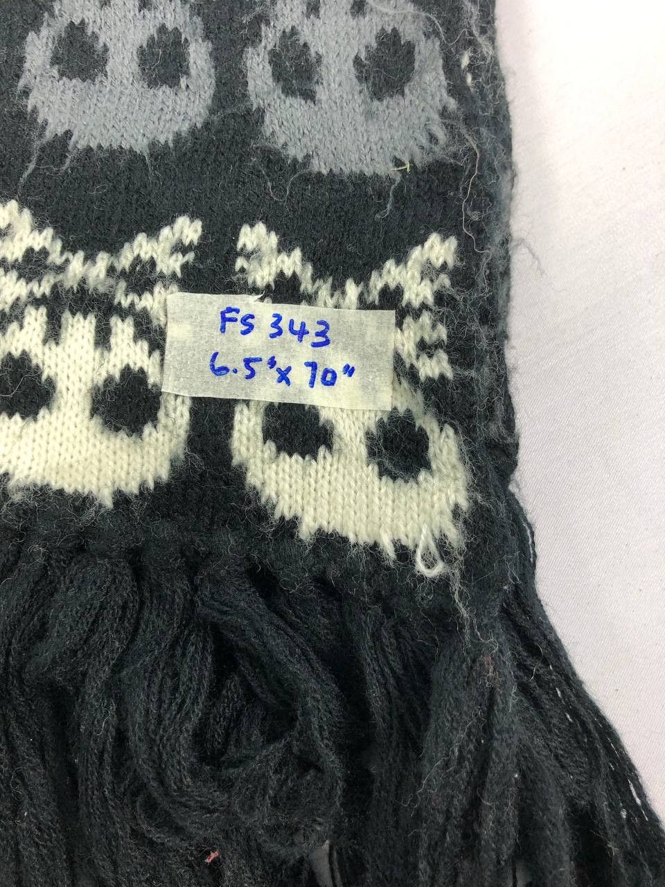 Vintage Skulls Scarf / Muffler / Neckwear FS343 Size ONE SIZE - 2 Thumbnail