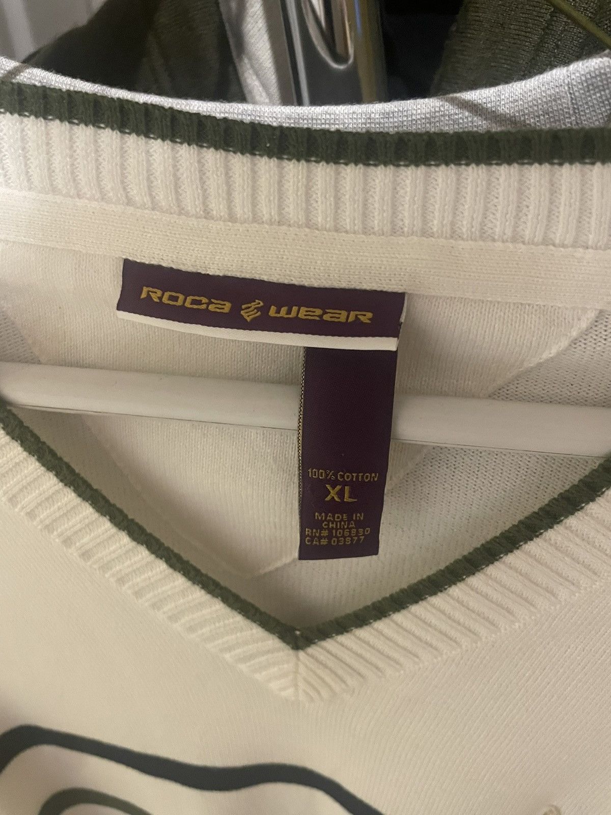 Rocawear Vintage Rocawear V-neck Sweater Size US XL / EU 56 / 4 - 2 Thumbnail