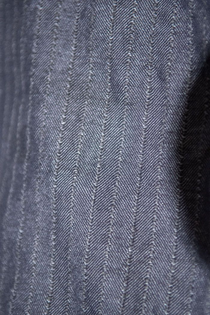 Ts(S) Tss Cotton Linen Herringbone Gray Fatigue Pants Size US 36 / EU 52 - 4 Thumbnail