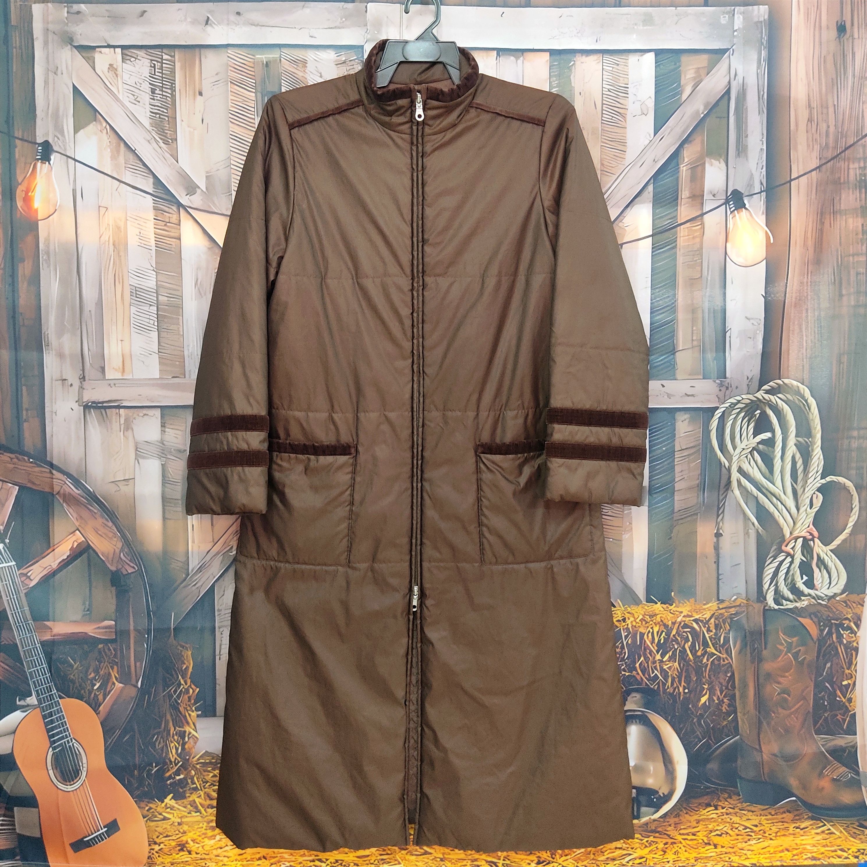 Vintage LANVIN SPORTS Lined Puffer Long Jacket