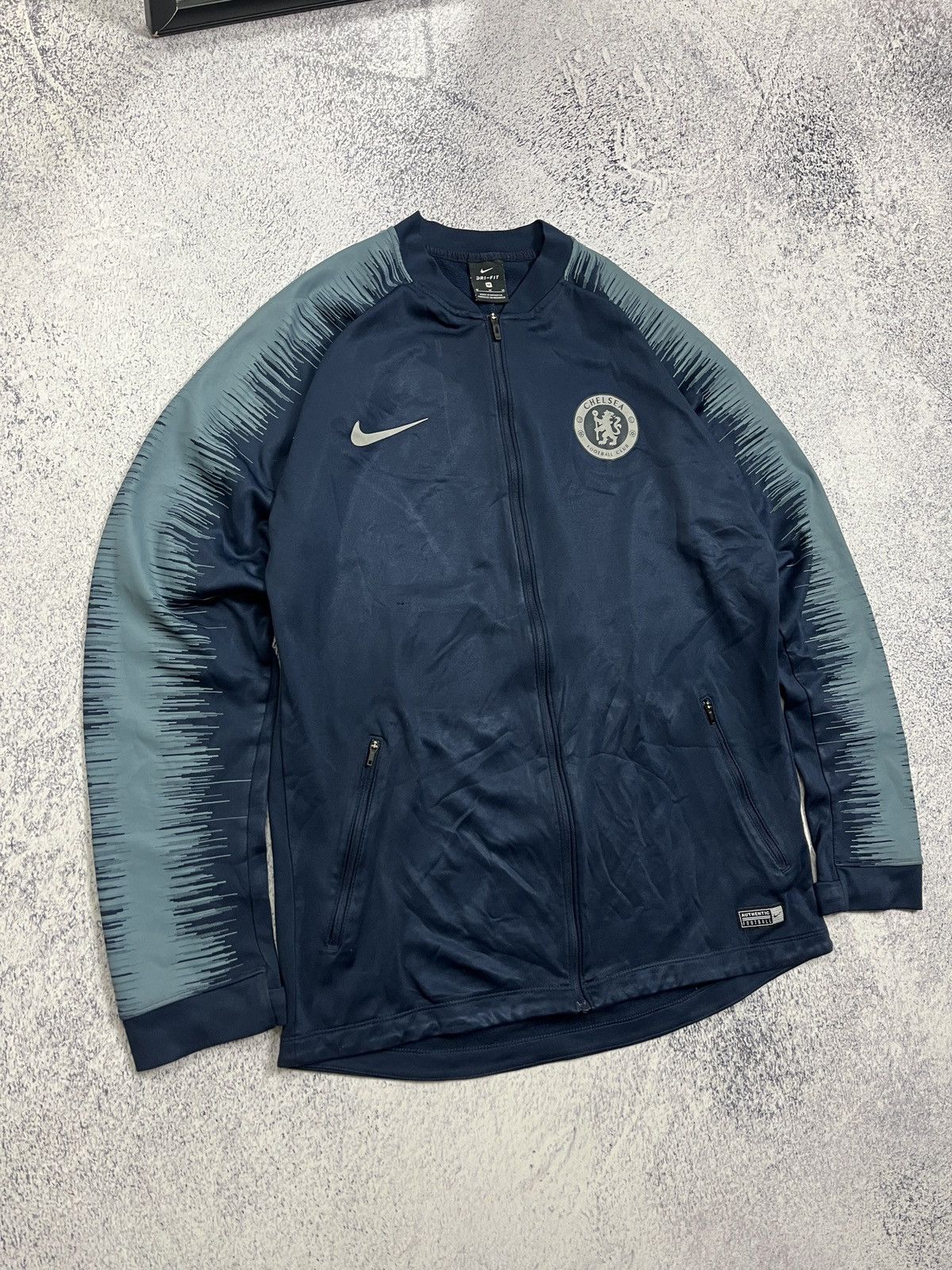Chelsea Soccer × Nike Nike FC Chelsea 2018/19 Soccer Football Track Jacket Hype Size US M / EU 48-50 / 2 - 4 Thumbnail