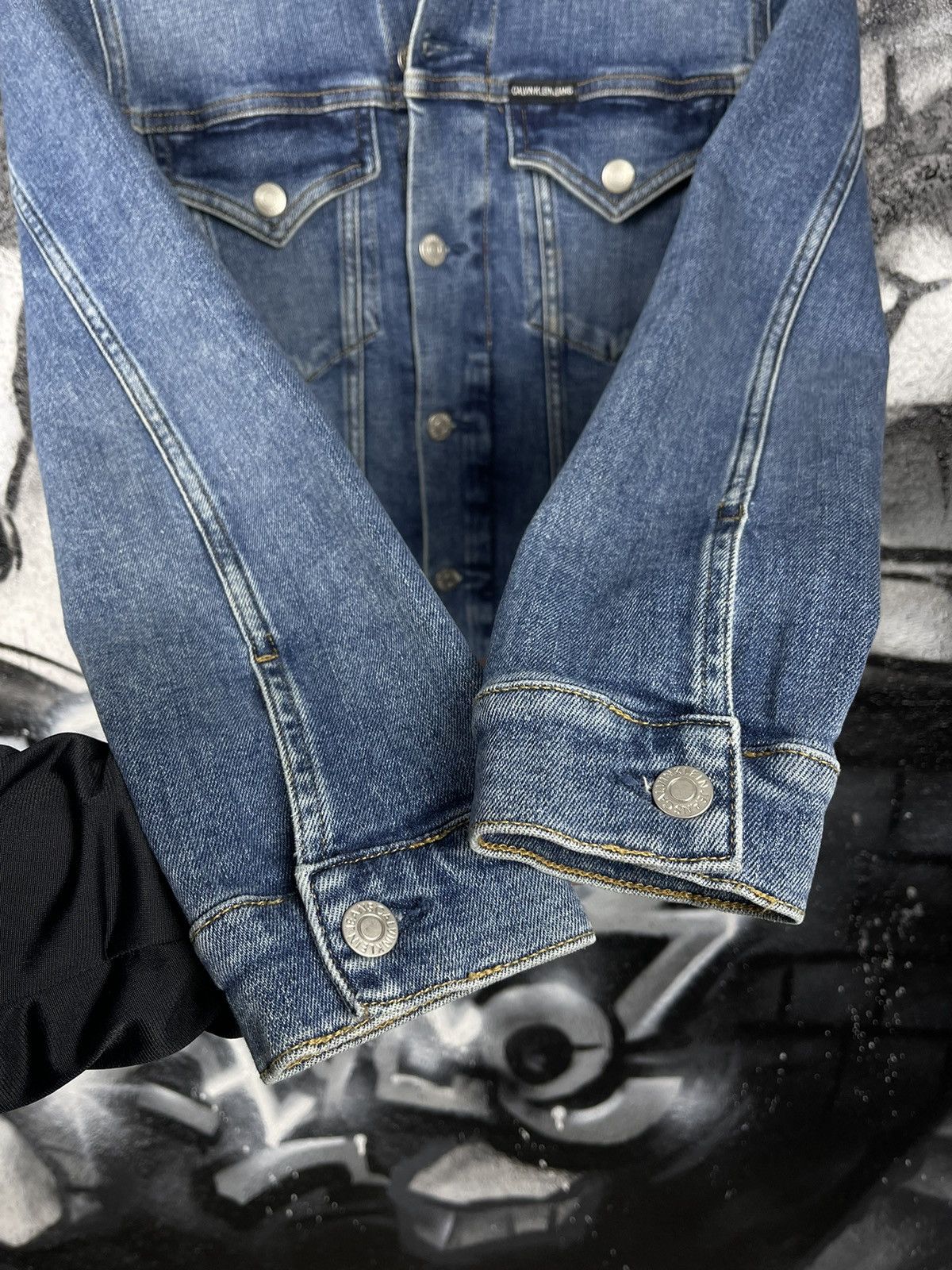 Calvin Klein Calvin Klein Jeans Foundation Trucker Denim Jacket Men’s S Size US S / EU 44-46 / 1 - 7 Thumbnail