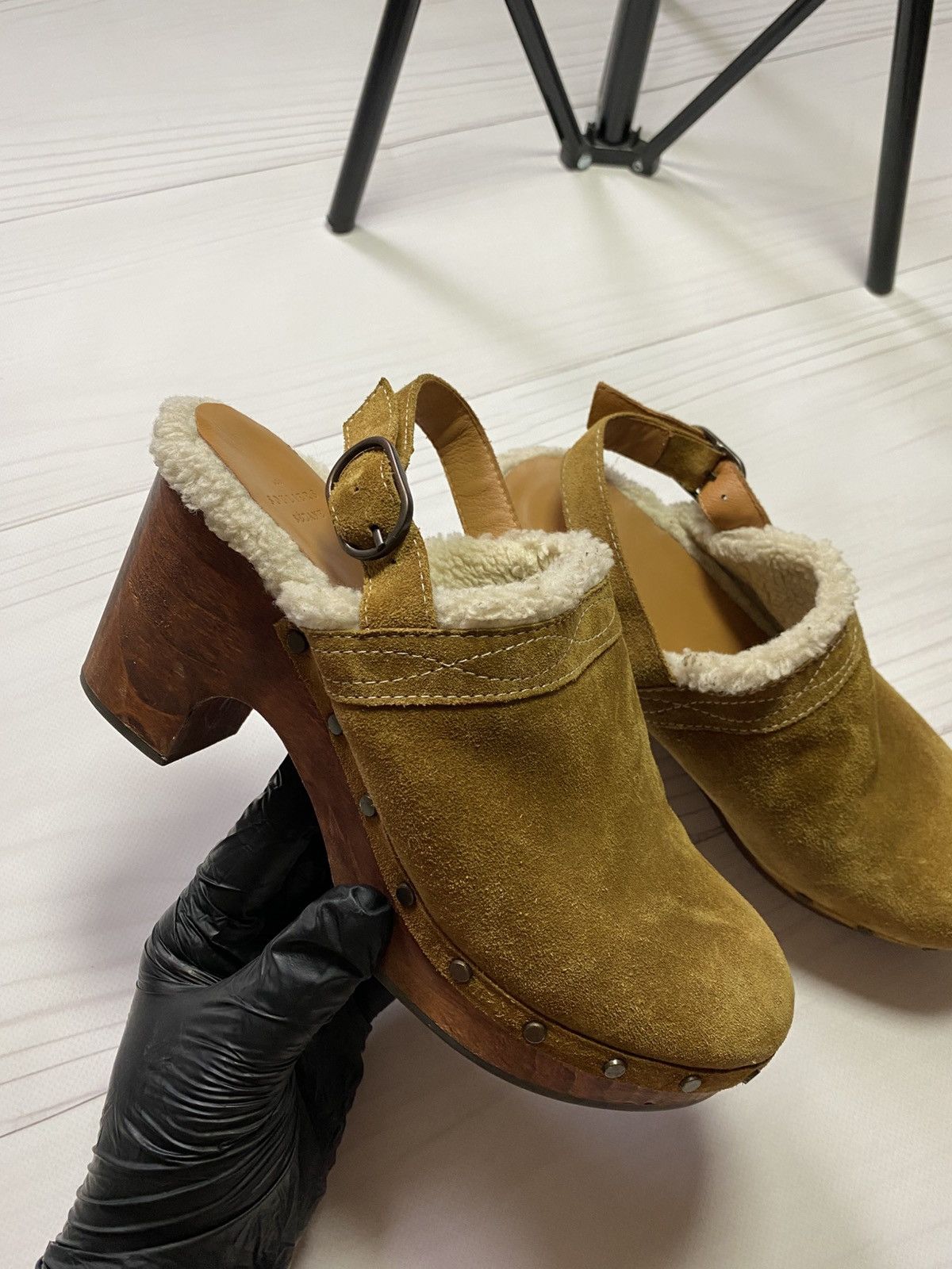 Sezane Sezane taylor suede clogs Size US 9 / IT 39 - 2 Thumbnail