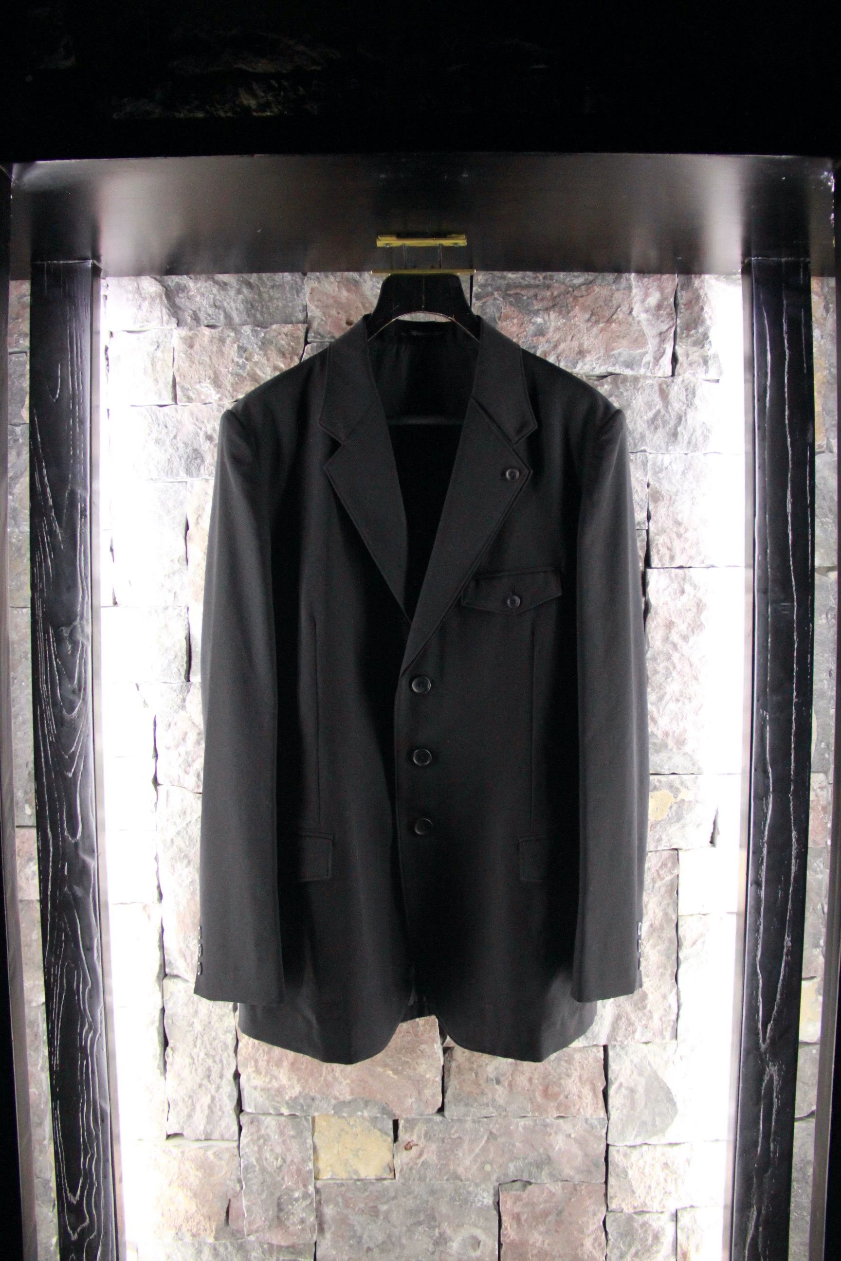 Yohji Yamamoto Yohji Yamamoto Black Blazer Men 42r Size 42R - 1 Thumbnail