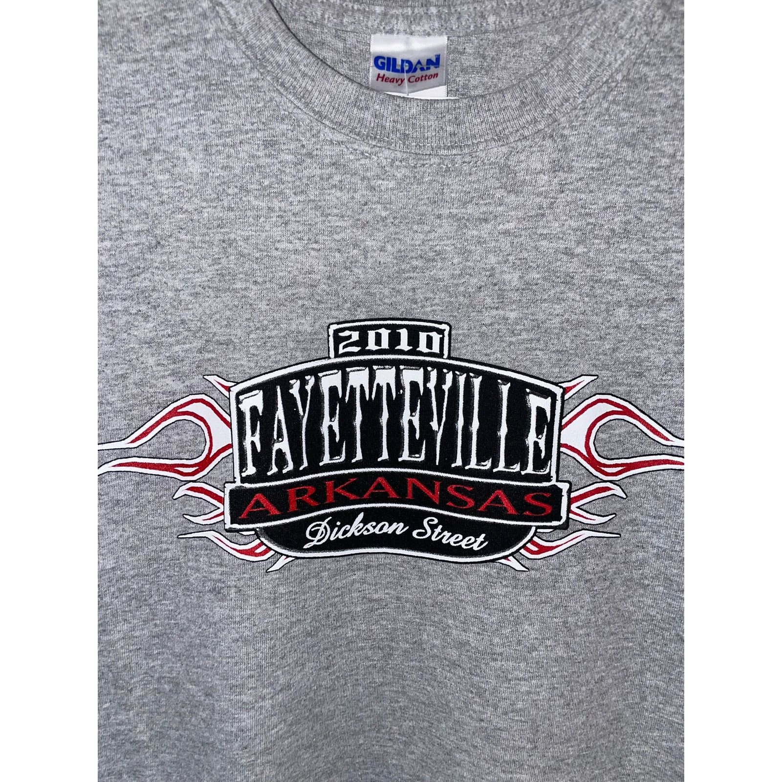 Gildan Fayetteville Biker Shirt Arkansas Ozark Pig Bike Tee 2010 M Size US M / EU 48-50 / 2 - 3 Thumbnail