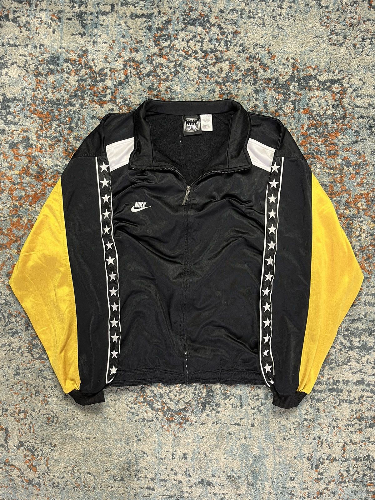 Nike × Vintage Vintage 90s Nike premier stars zip track jacket / sweatshirt Size US XL / EU 56 / 4 - 1 Thumbnail