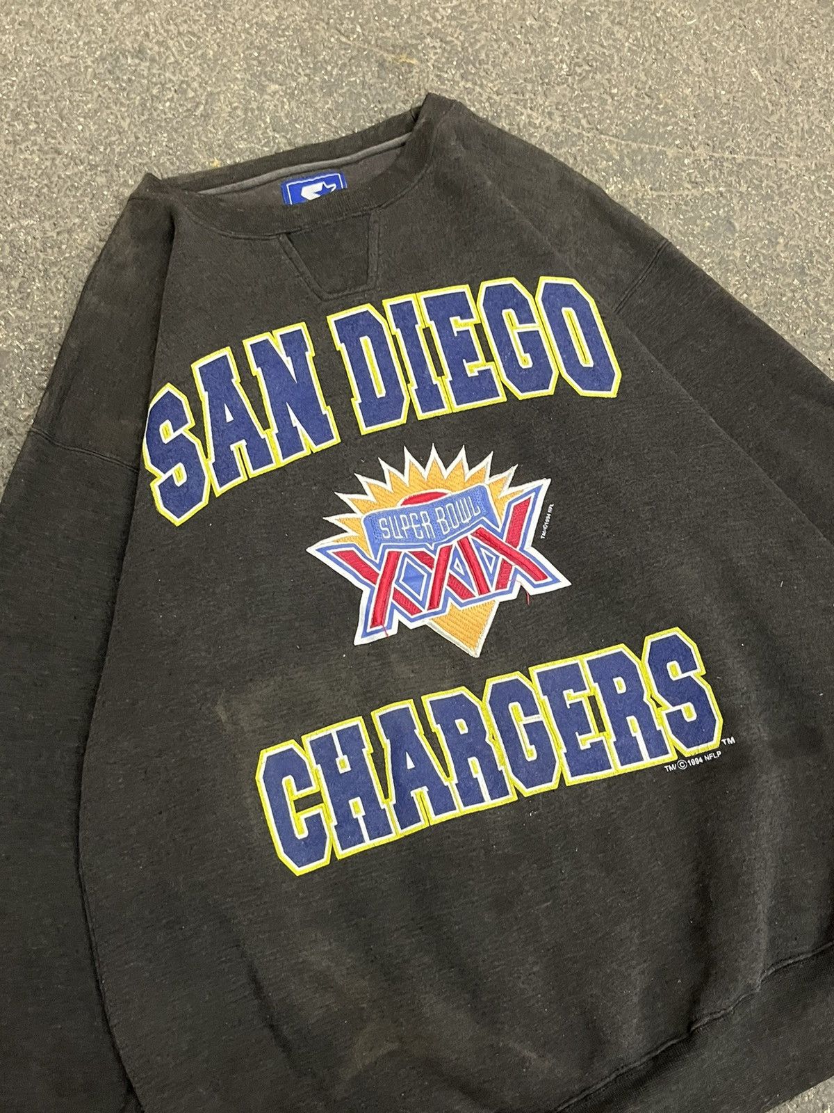Vintage San Diego chargers vintage starter sweatshirt hype rare Size US L / EU 52-54 / 3 - 6 Thumbnail