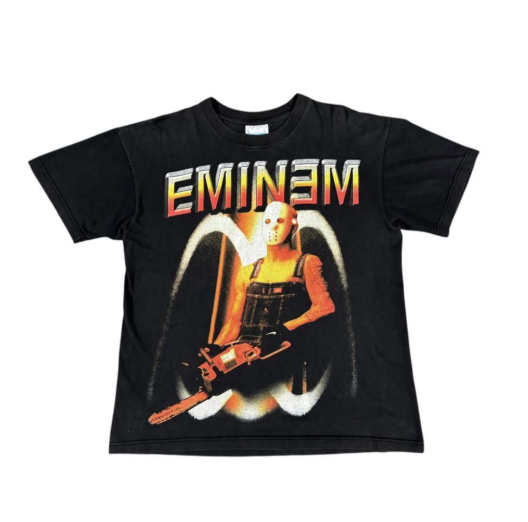 Vintage 90s Eminem Chainsaw Euro Boot Tee