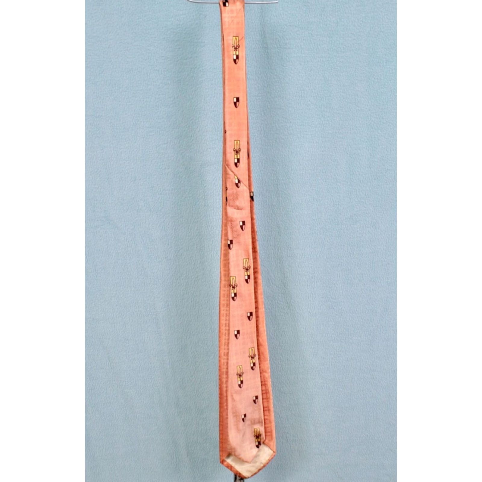 Vintage VTG 1940s Necktie TIE Rayon Orange Men’s 40s Tie Mens Vintage Condition: Great Measurements 51" L 3.5" W Size ONE SIZE - 5 Thumbnail