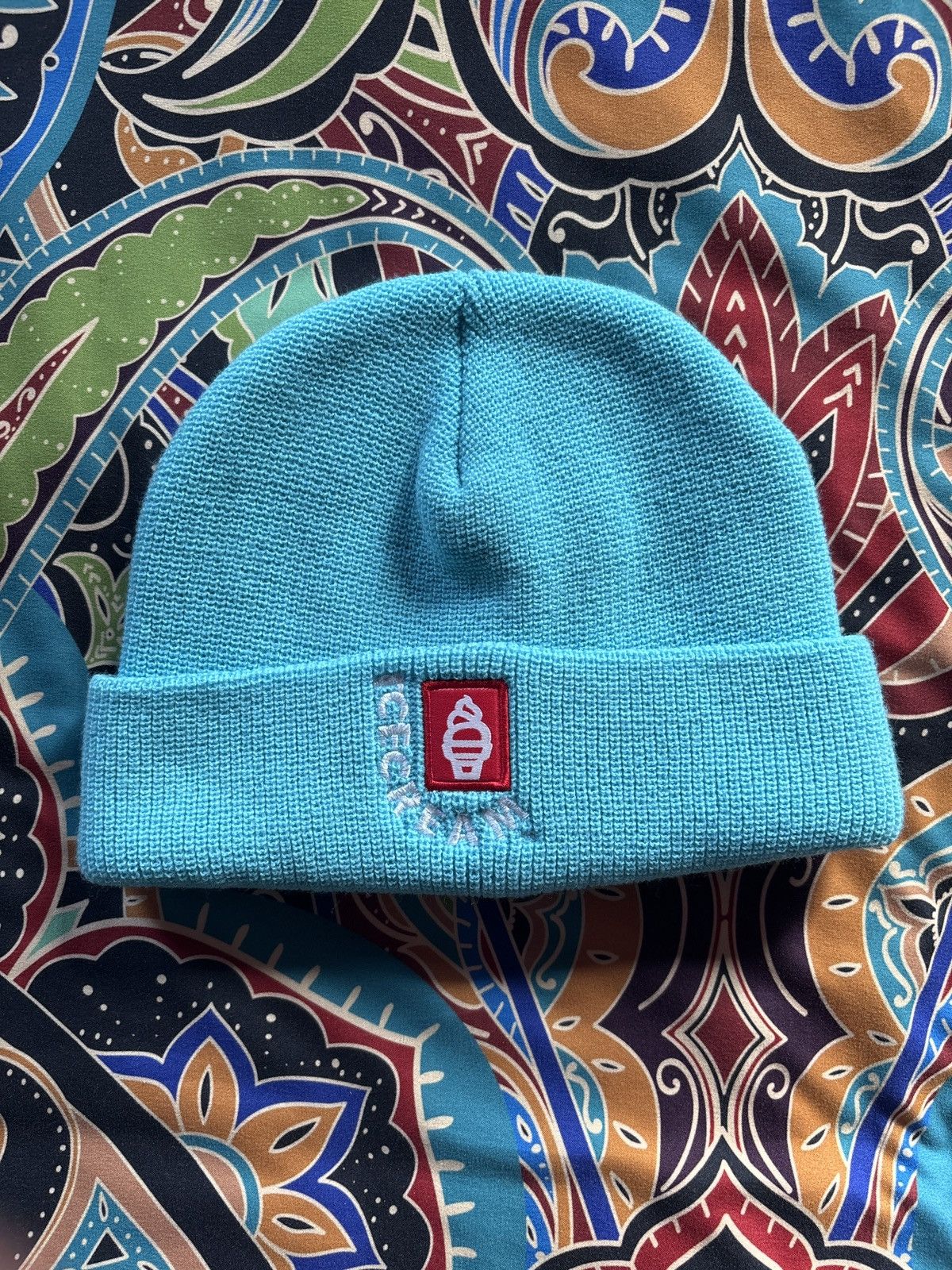Icecream Blue Icecream Beanie Size ONE SIZE - 1 Thumbnail
