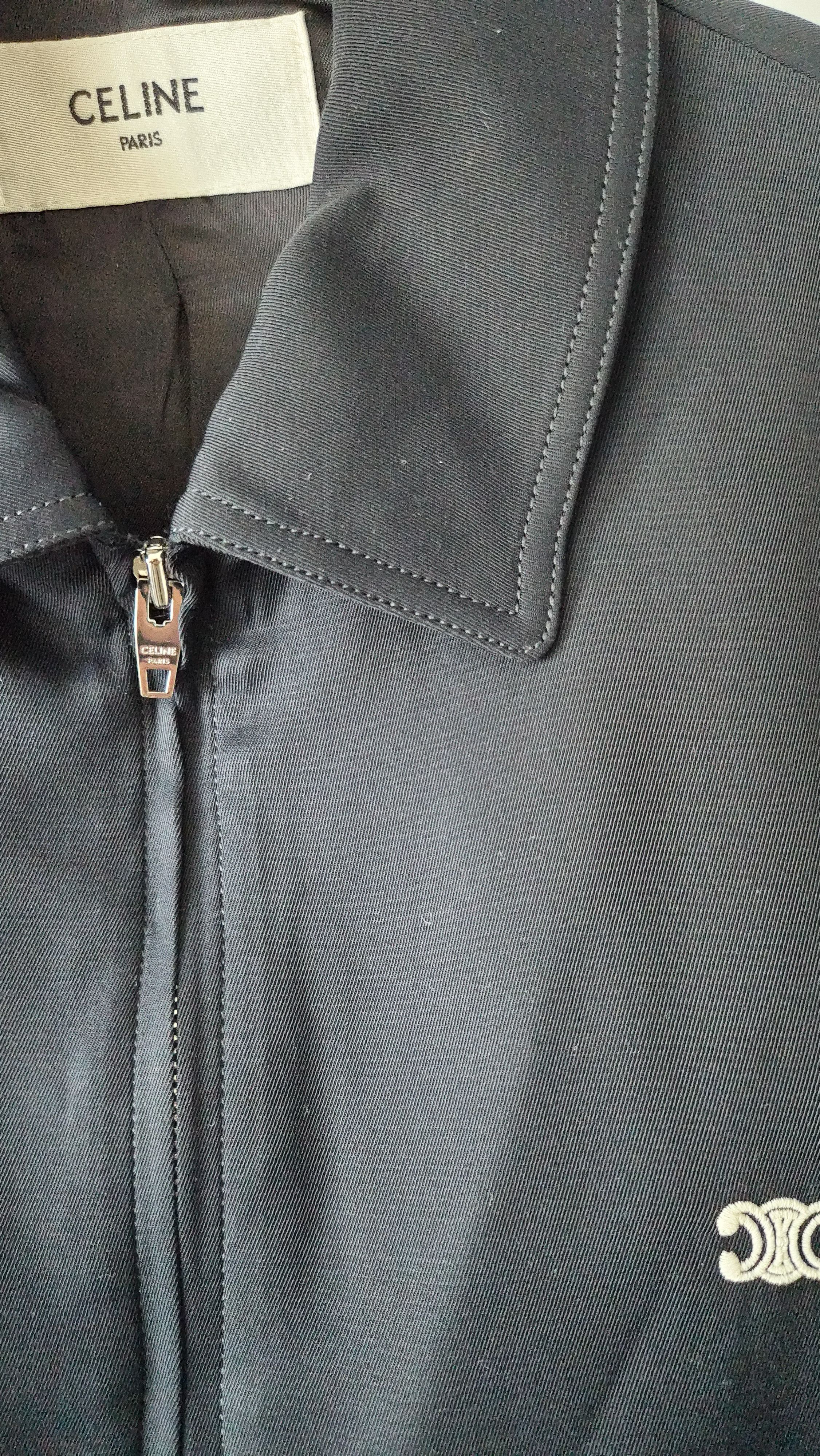 Celine Celine Logo Embroidered Blouson Jacket Size US M / EU 48-50 / 2 - 6 Thumbnail