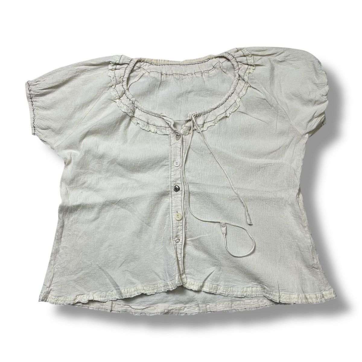 Issey Miyake Tsumori chisato pleated blouse /issey/prada/cdg Size M / US 6-8 / IT 42-44 - 1 Thumbnail