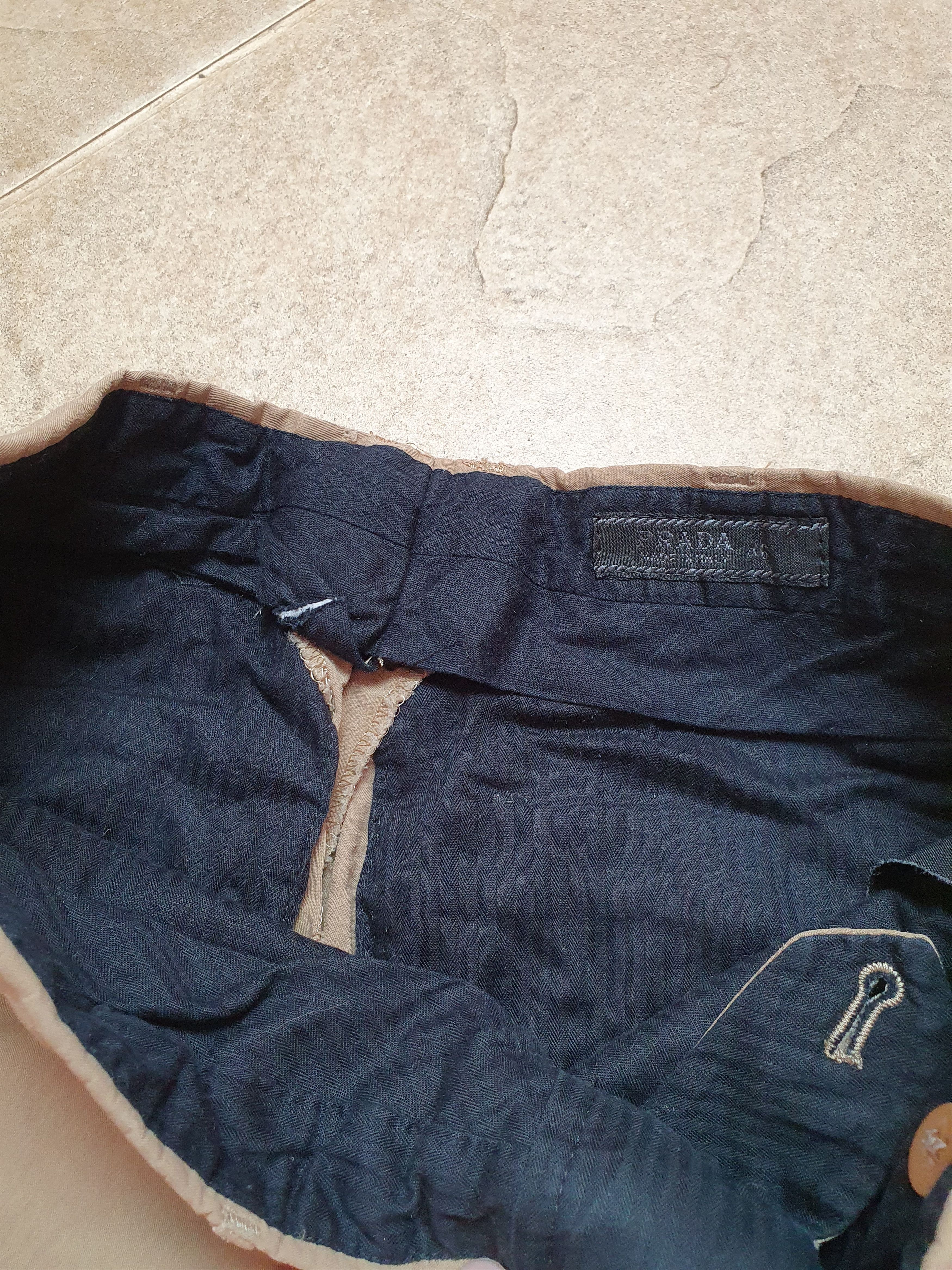 Prada Women's Prada capri pants chinos breeches beige size 46 Size 32" / US 10 / IT 46 - 18 Thumbnail