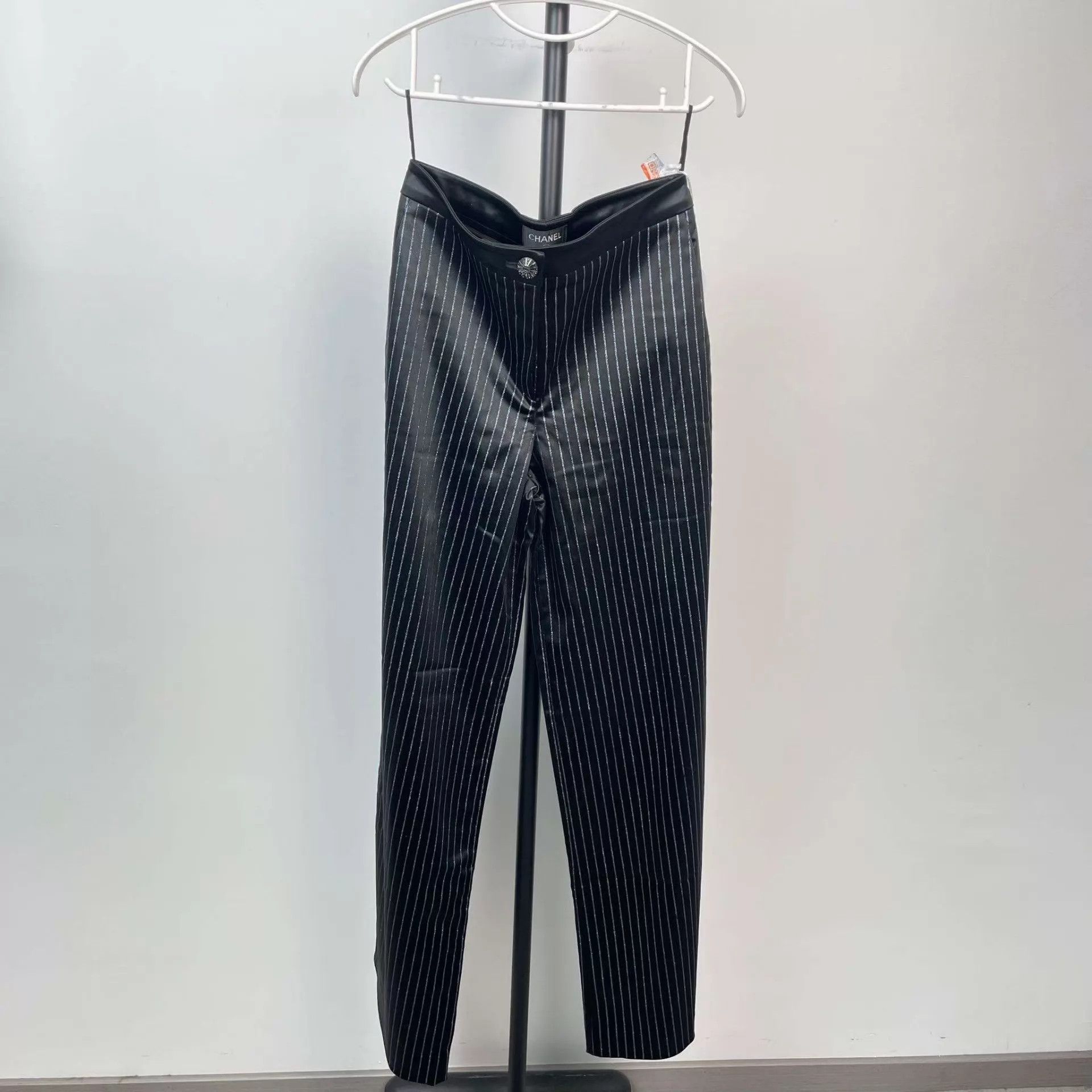 Chanel Chanel Stripe Tailored Trousers FR38 Size 27" / US 4 / IT 40 - 1 Thumbnail