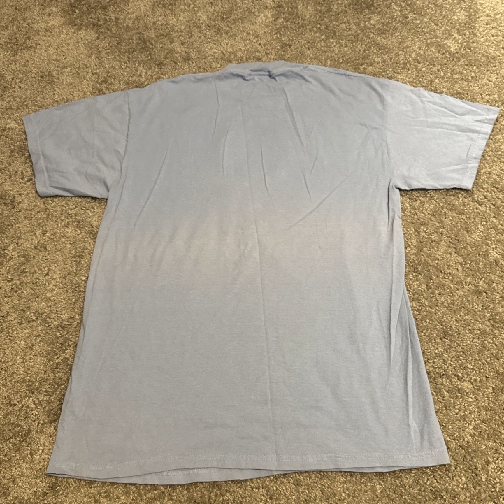 Vintage VINTAGE 90s White Tiger Embroidered Stiched 3D Art Blue T-Shirt Large Size US L / EU 52-54 / 3 - 4 Thumbnail