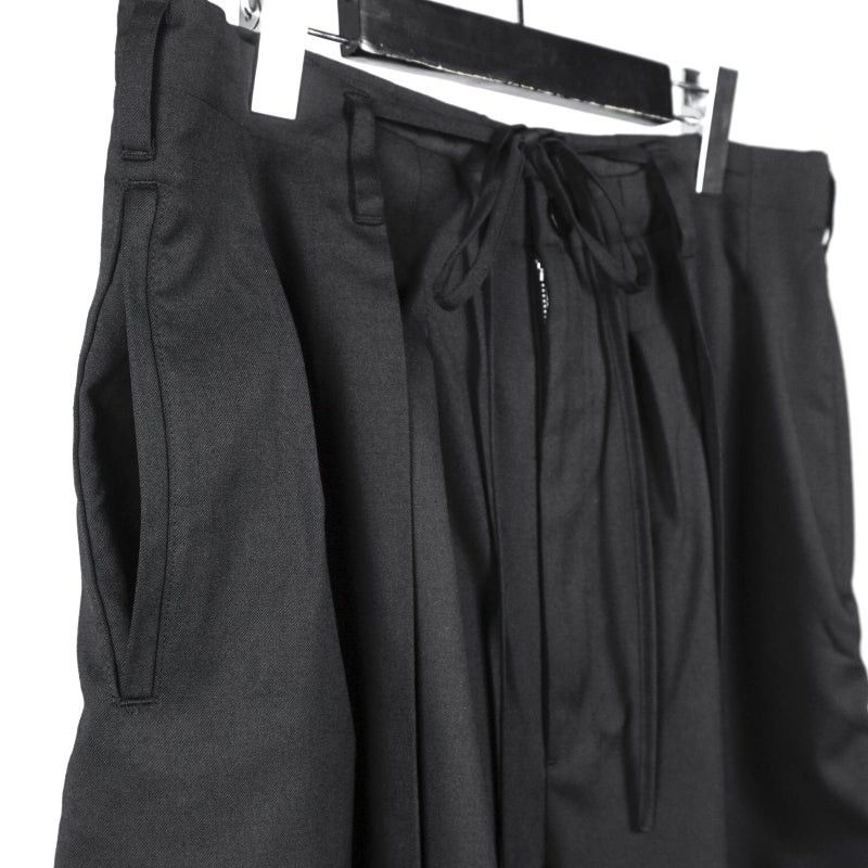 Yohji Yamamoto Yohji Yamamoto Ground Y - Wool Gabardine Wrap Balloon Pants Size US 30 / EU 46 - 5 Thumbnail