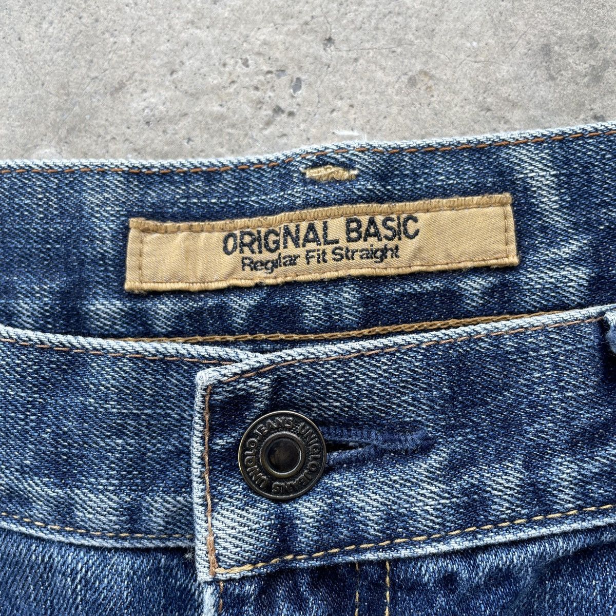 Japanese Brand × Jean × Vintage W36x33💥 Vintage Japanese Faded Distressed Jeans Denim Pants Size US 36 / EU 52 - 6 Thumbnail