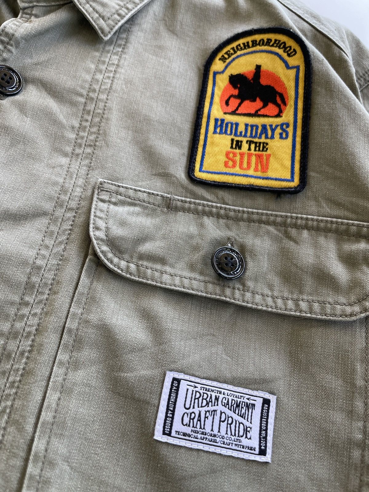 Neighborhood Neighborhood Military Work Shirt Size US L / EU 52-54 / 3 - 8 Thumbnail