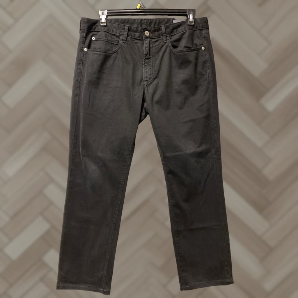 Bonobos Bonobos Men's Slim Fit Jeans Denim Blue 35 x 30/163-33 Cotton Blend Elastane Stretch 5-Pocket Button Closure Straight Vintage No Size US 35 - 1 Thumbnail