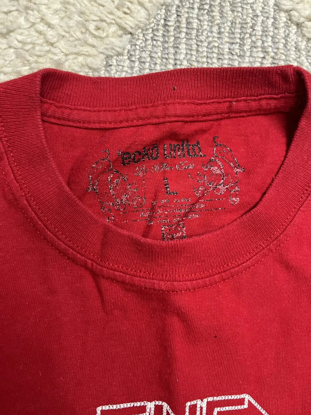 Ecko Unltd. Vintage Ecko Unltd Red T-Shirt Size L Hip Hop Streetwear Size US L / EU 52-54 / 3 - 3 Thumbnail
