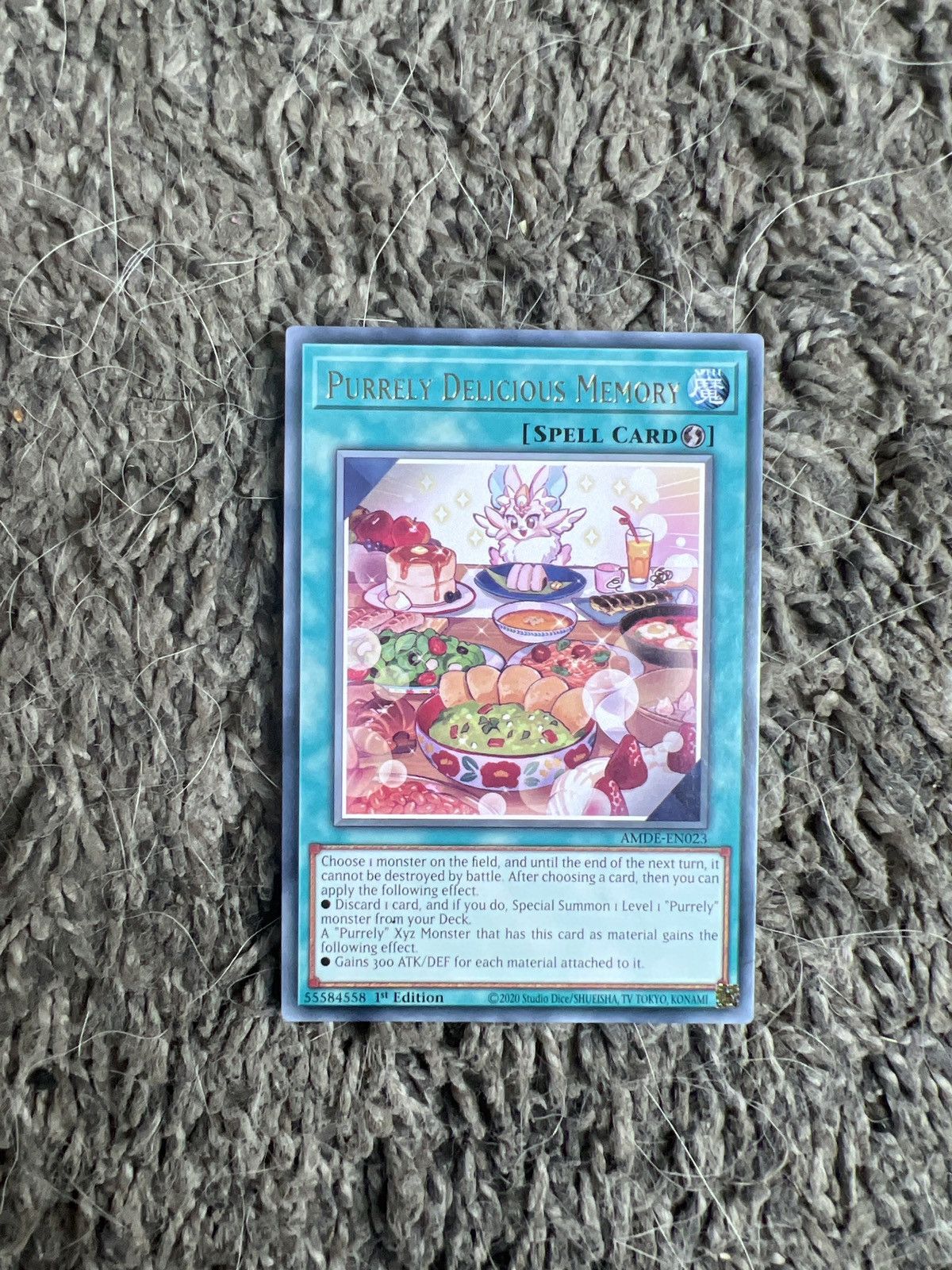 Hypebeast 2020 Konami Yu-Gi-Oh! Purrely Delicious Memory Card Size ONE SIZE - 1 Thumbnail