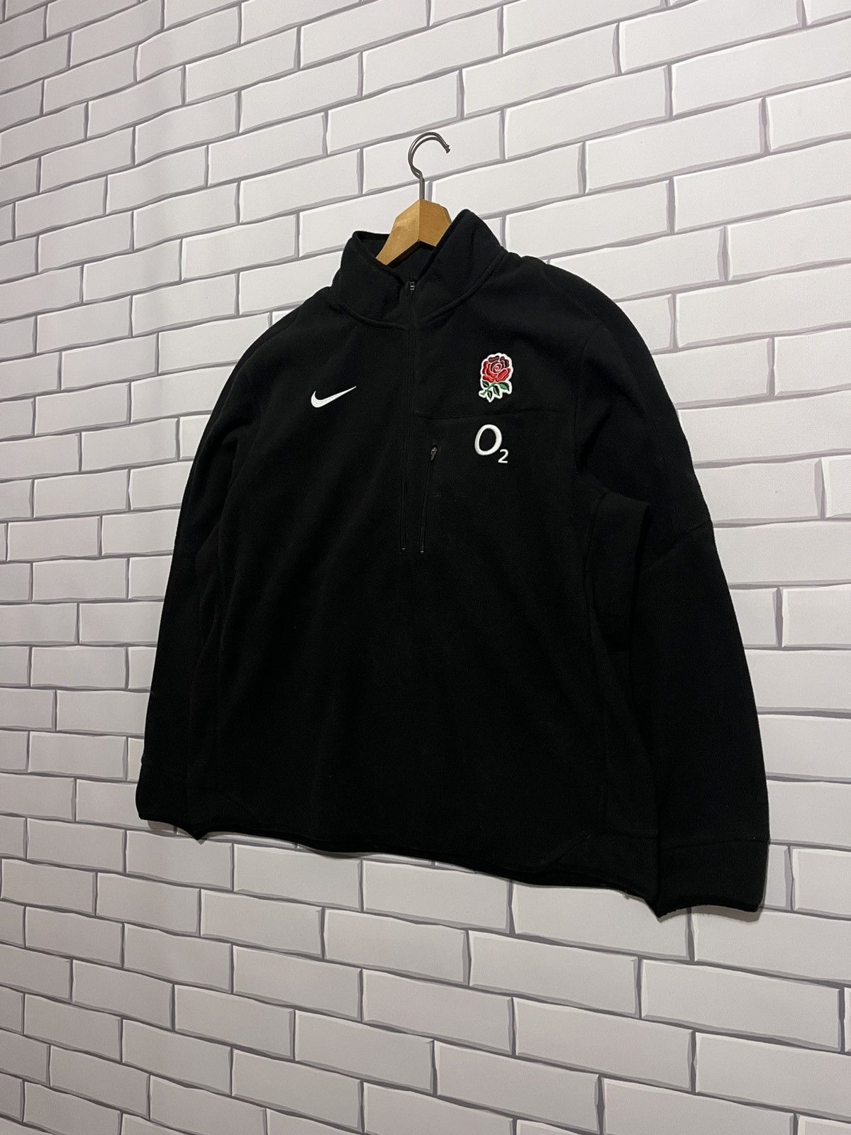 Nike Nike England Rugby O2 Fleece Pullover XXL Black Size US XXL / EU 58 / 5 - 1 Thumbnail