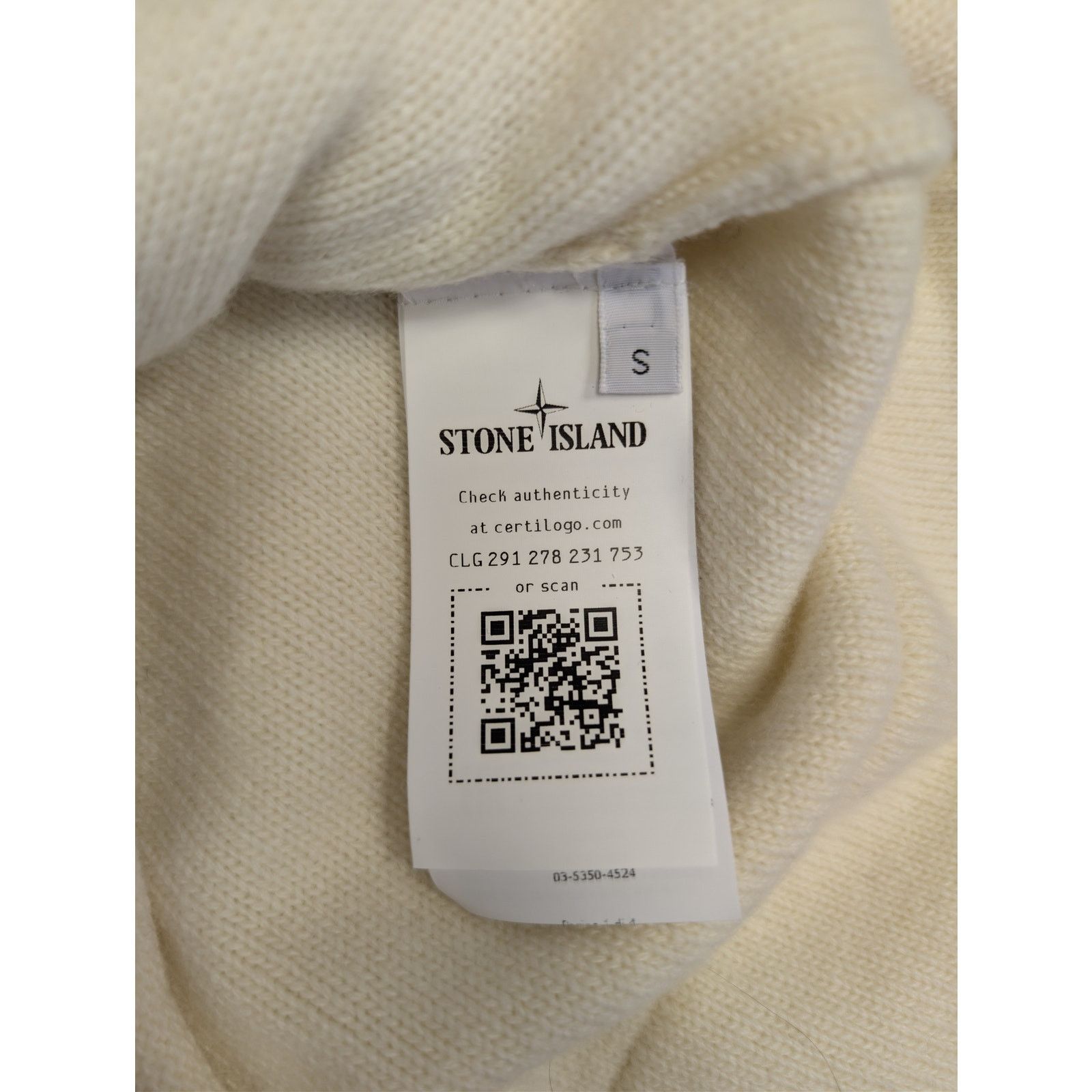 Stone Island o1rshd1 Zip-Up Cardigan Knitwear Sweater Jacket off-white Size US S / EU 44-46 / 1 - 16 Thumbnail